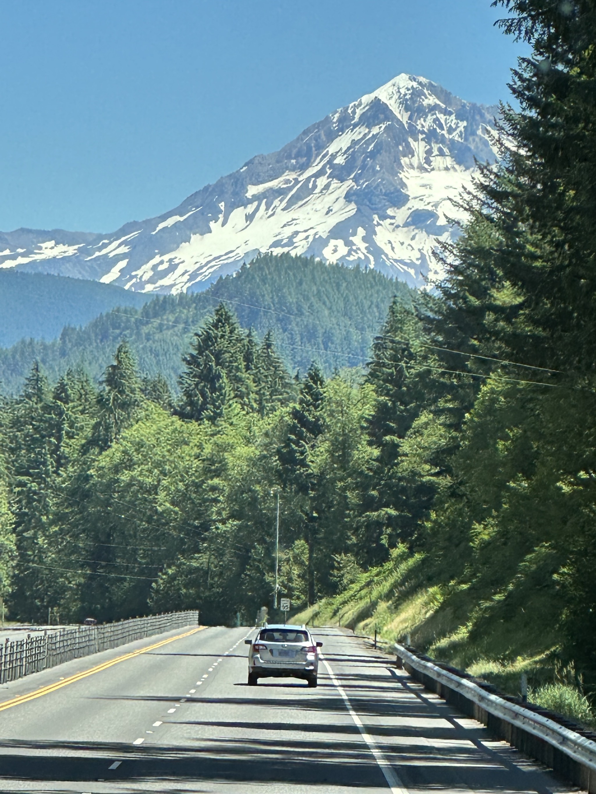 Glimpse of Mt Hood
