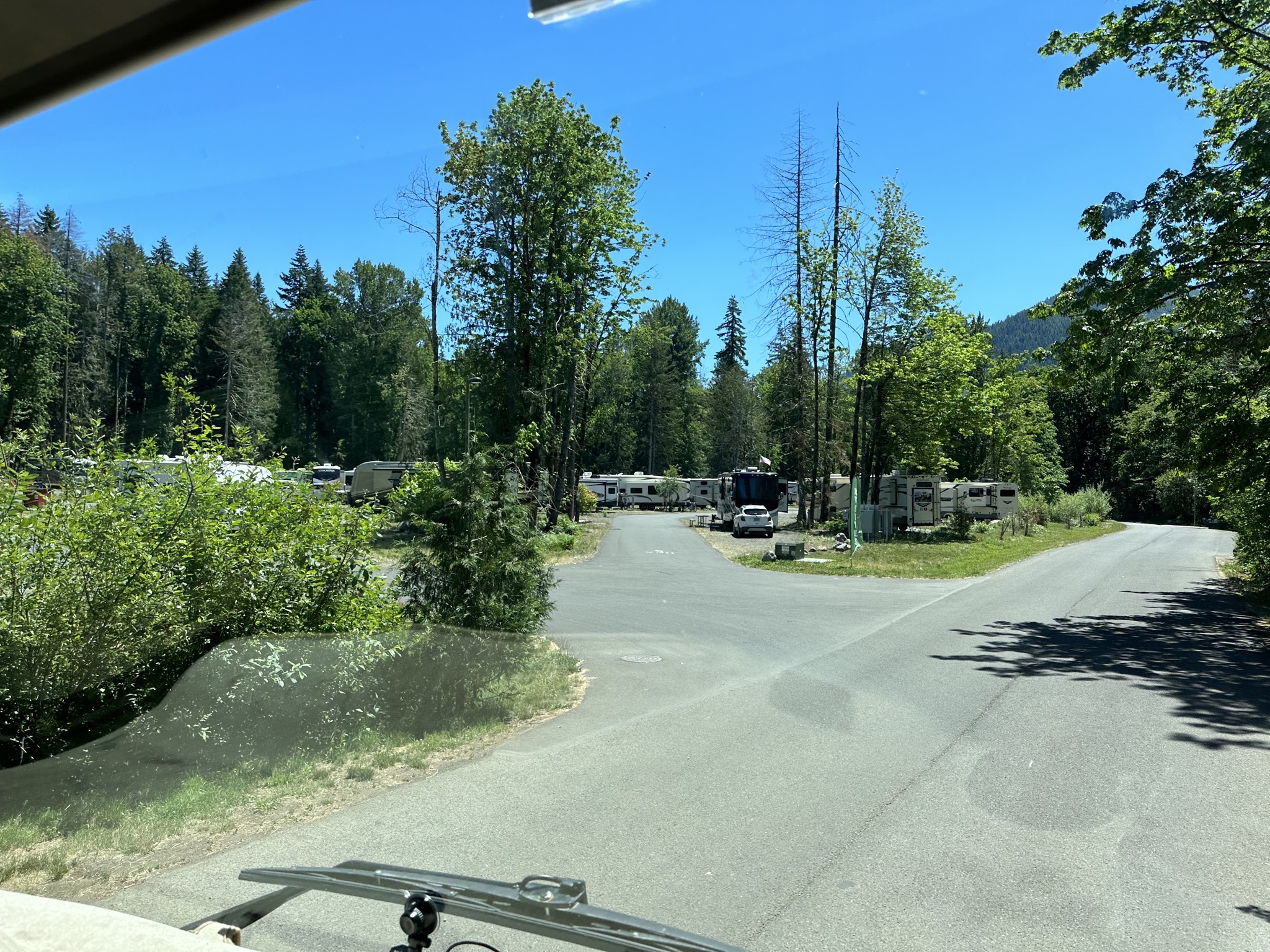 Driving to our site
