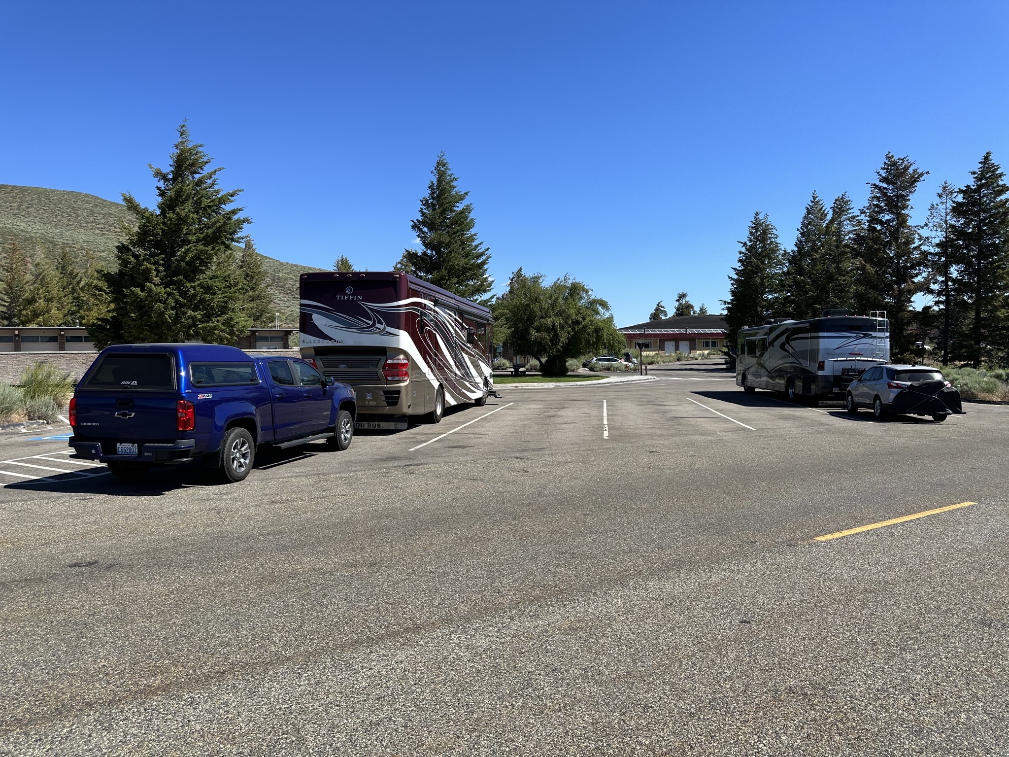 Craters of the Moon RV parking