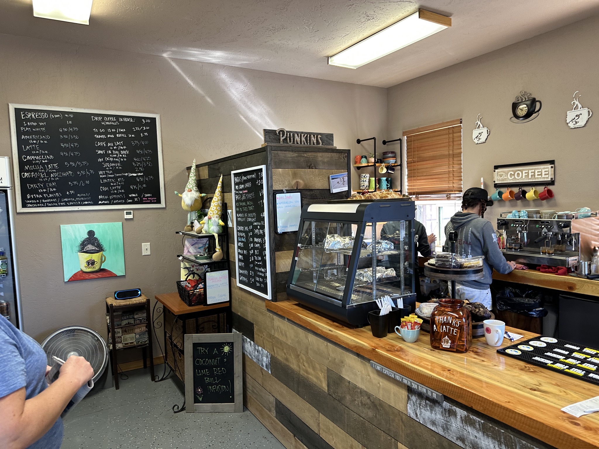 Nearby coffee shop