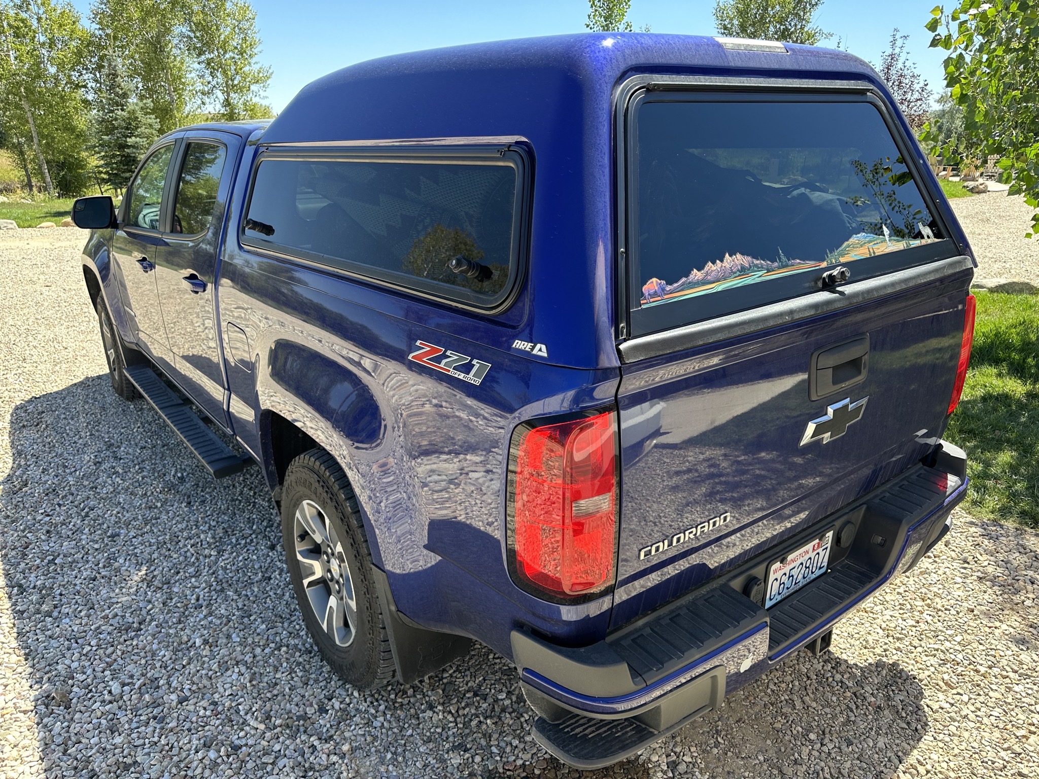 Truck with canopy