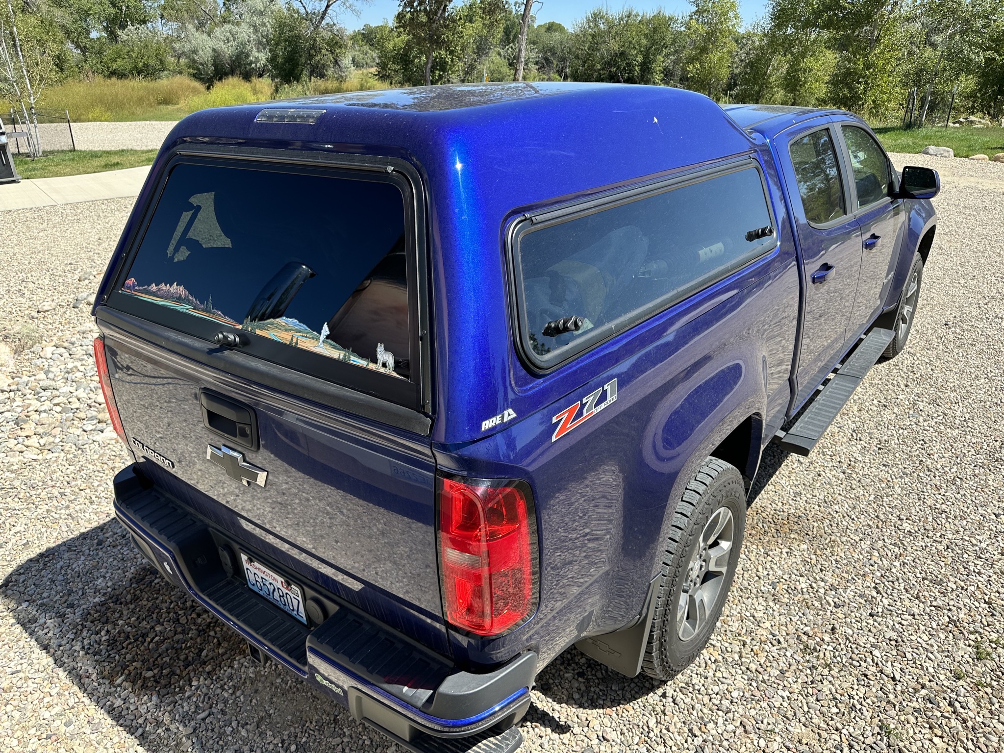 Truck with canopy