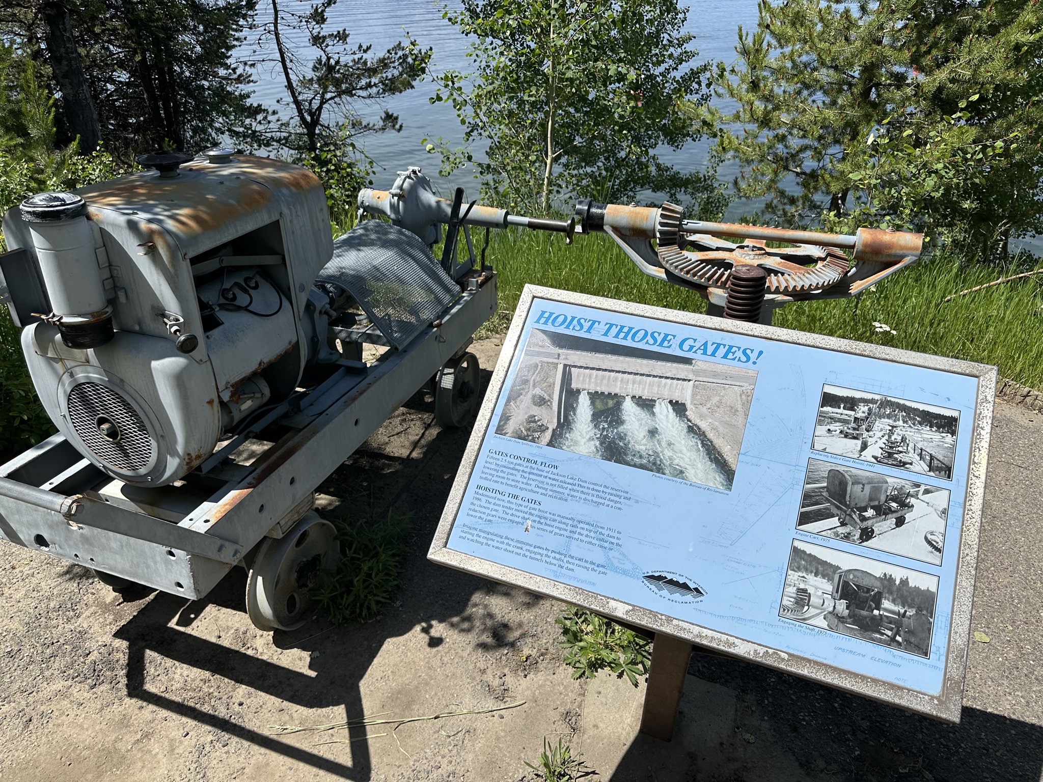 Jackson Lake dam