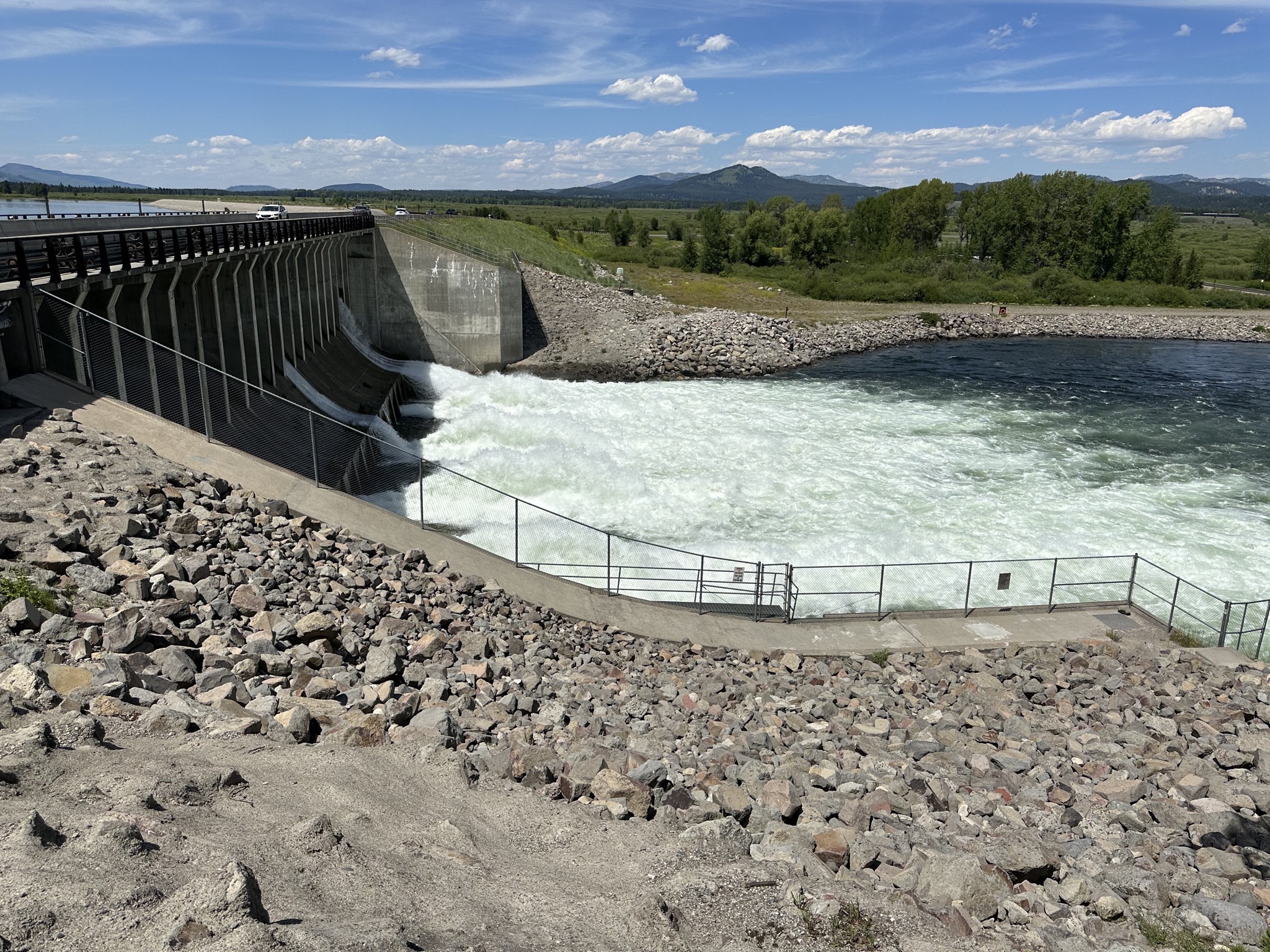 Jackson Lake dam