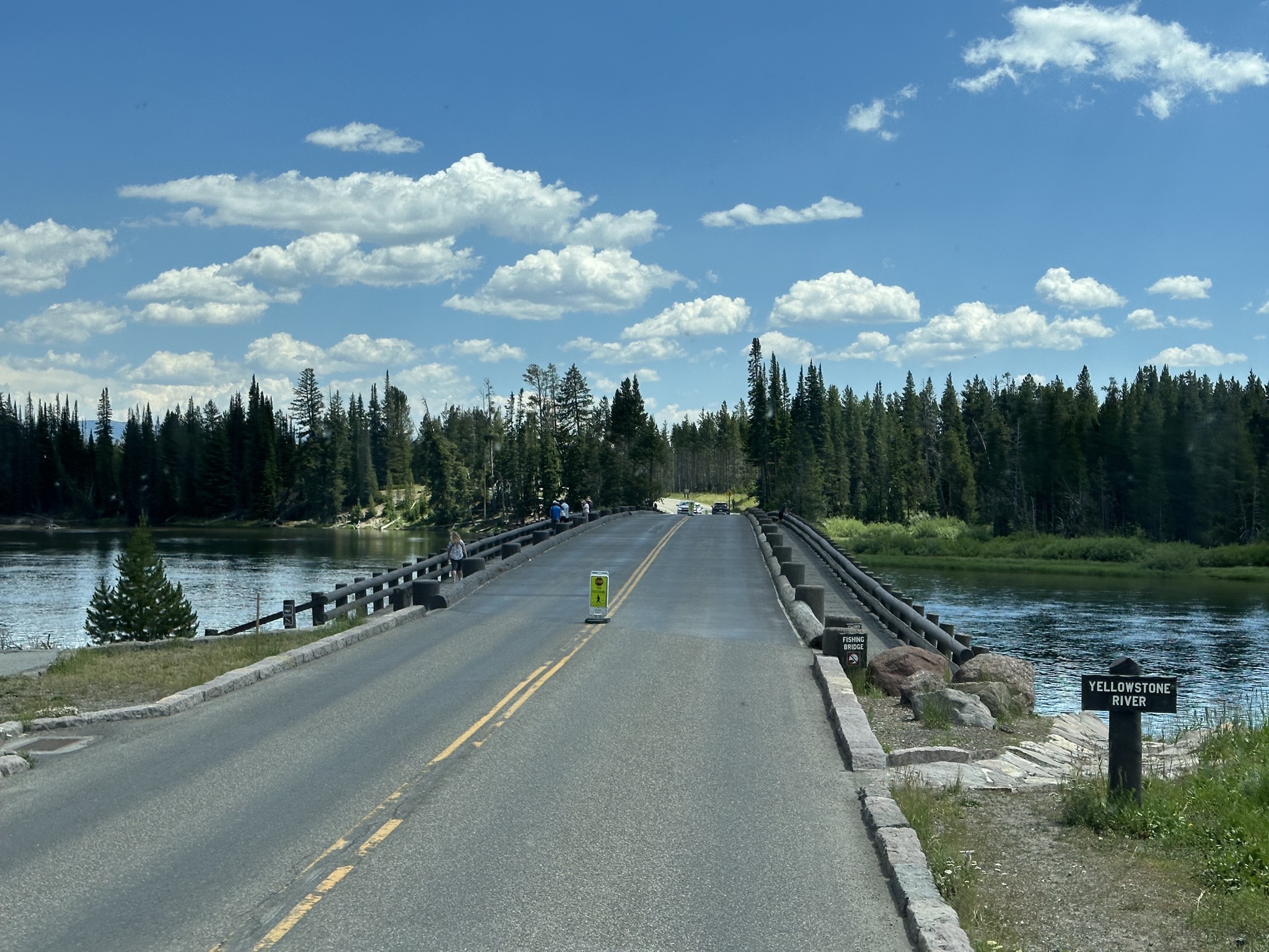 Fishing Bridge over Yellowstone River