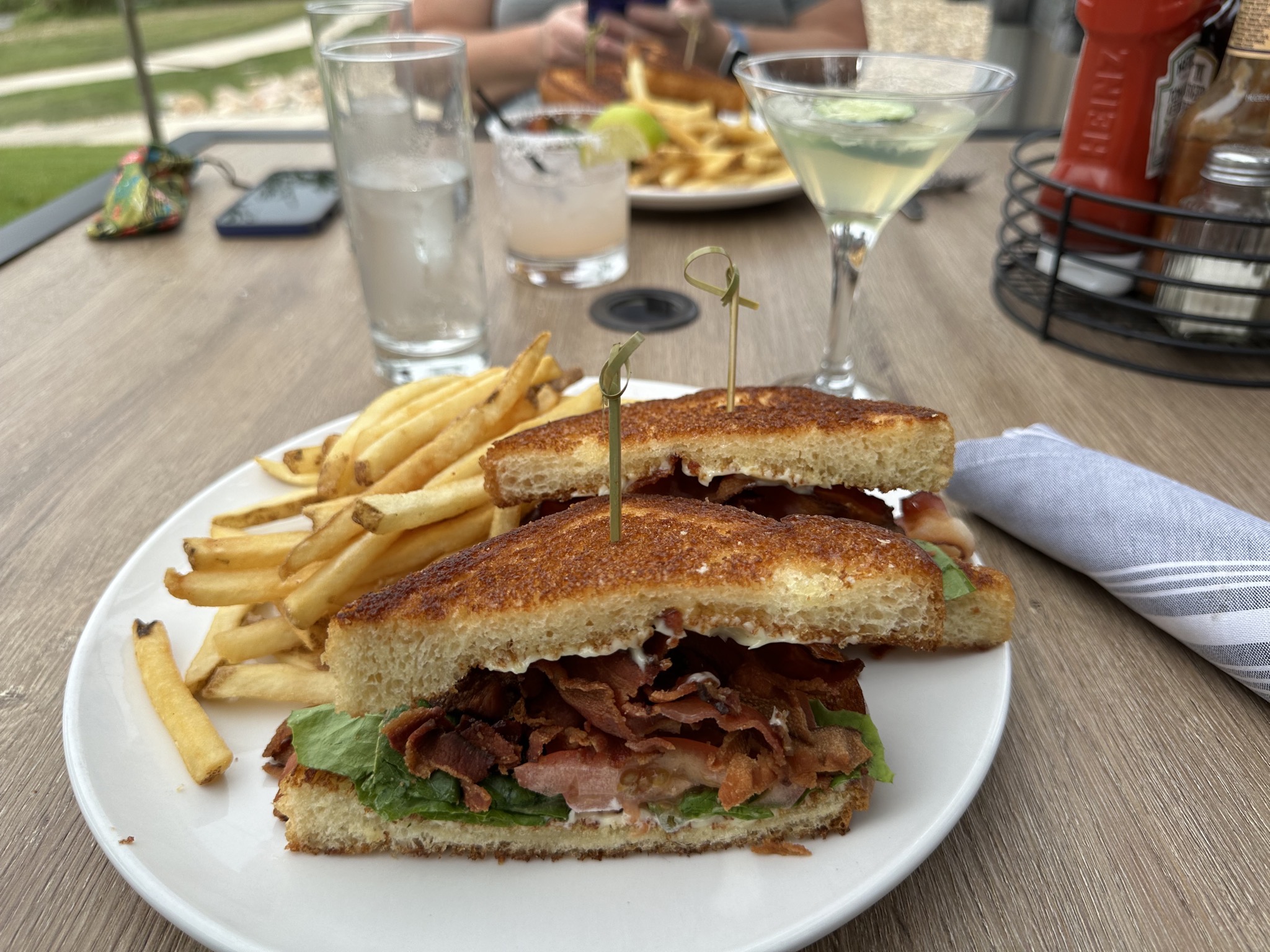 BLT and fries
