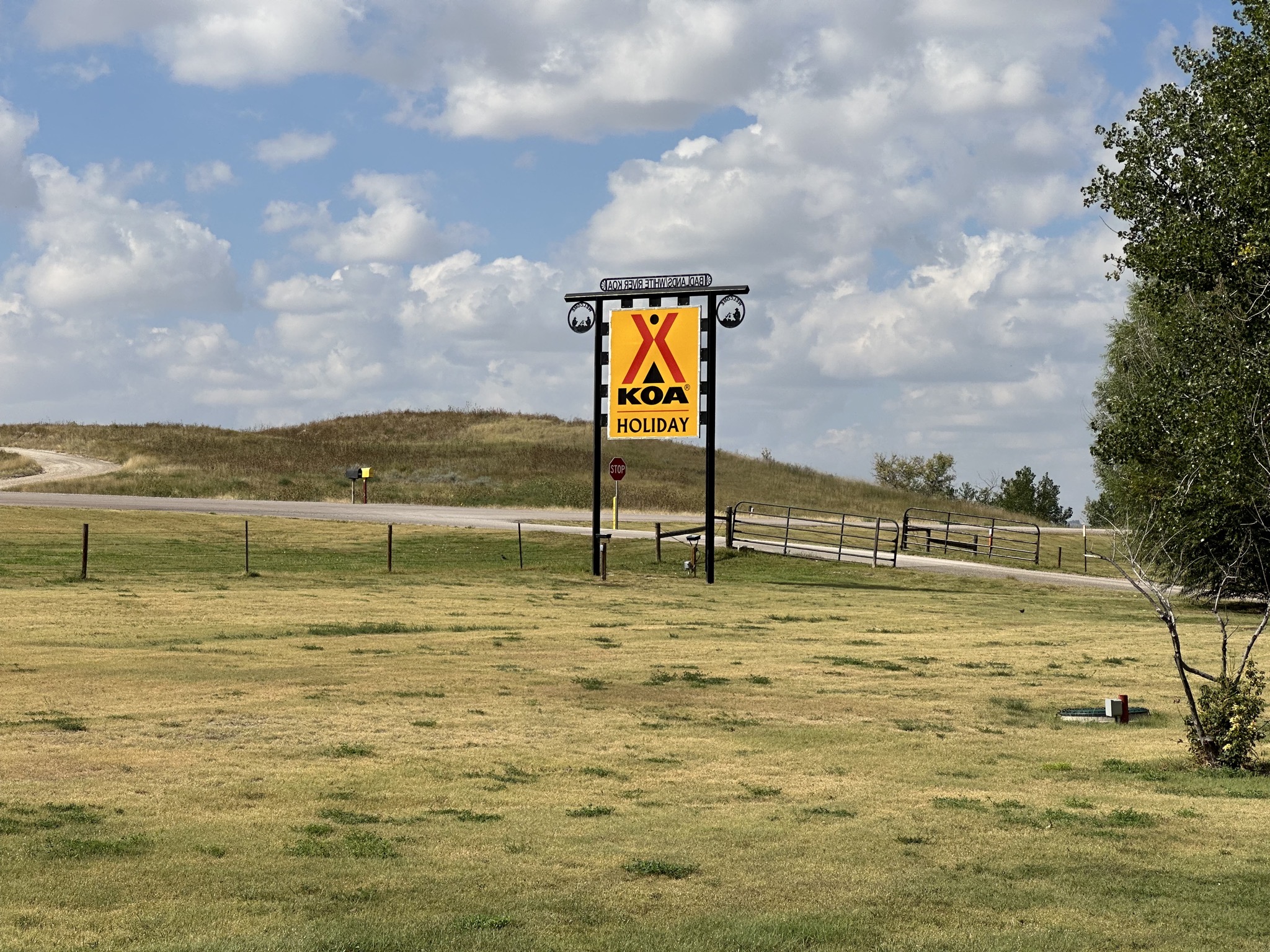 Entrance sign