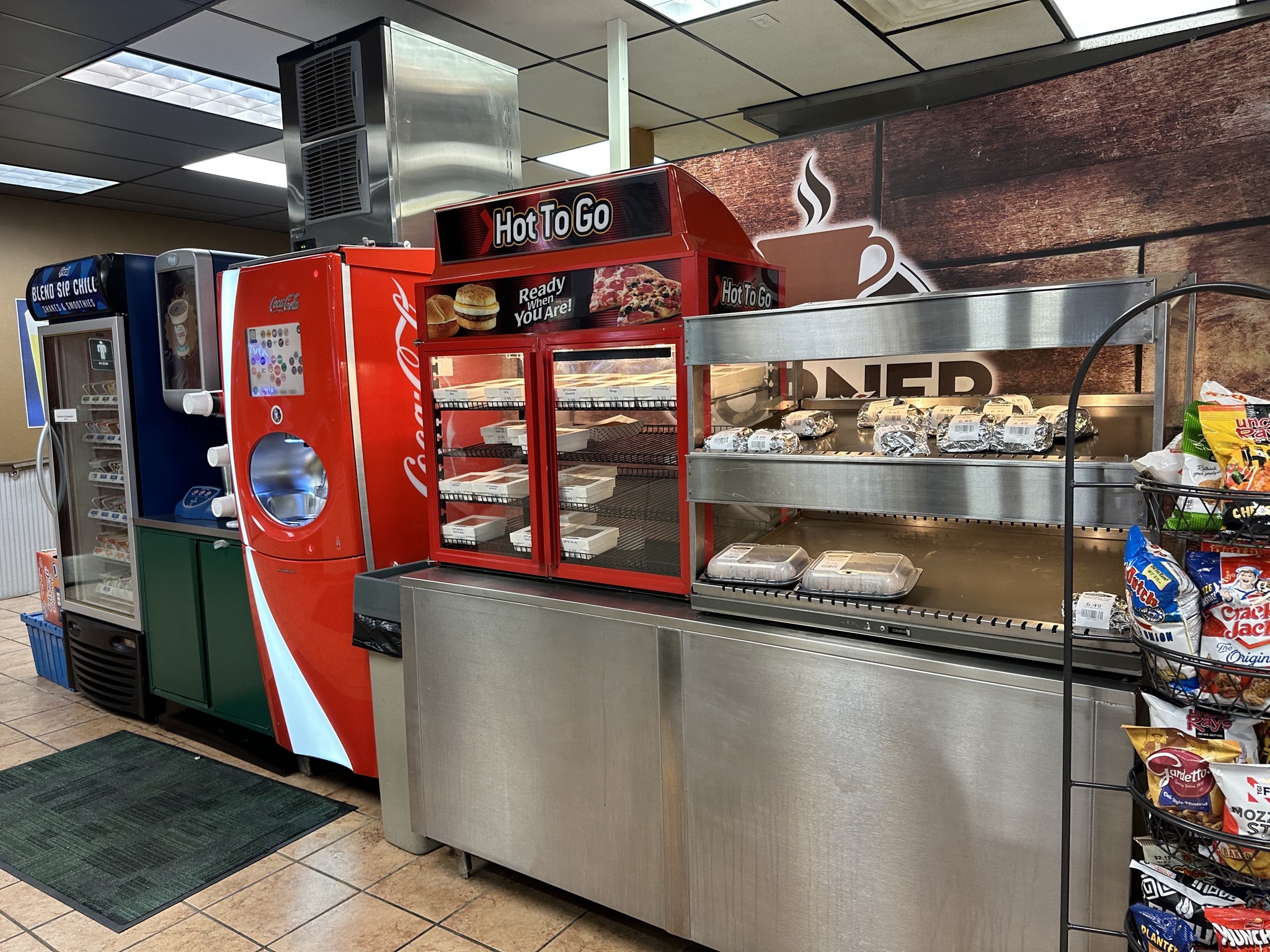Travel center lunch stop
