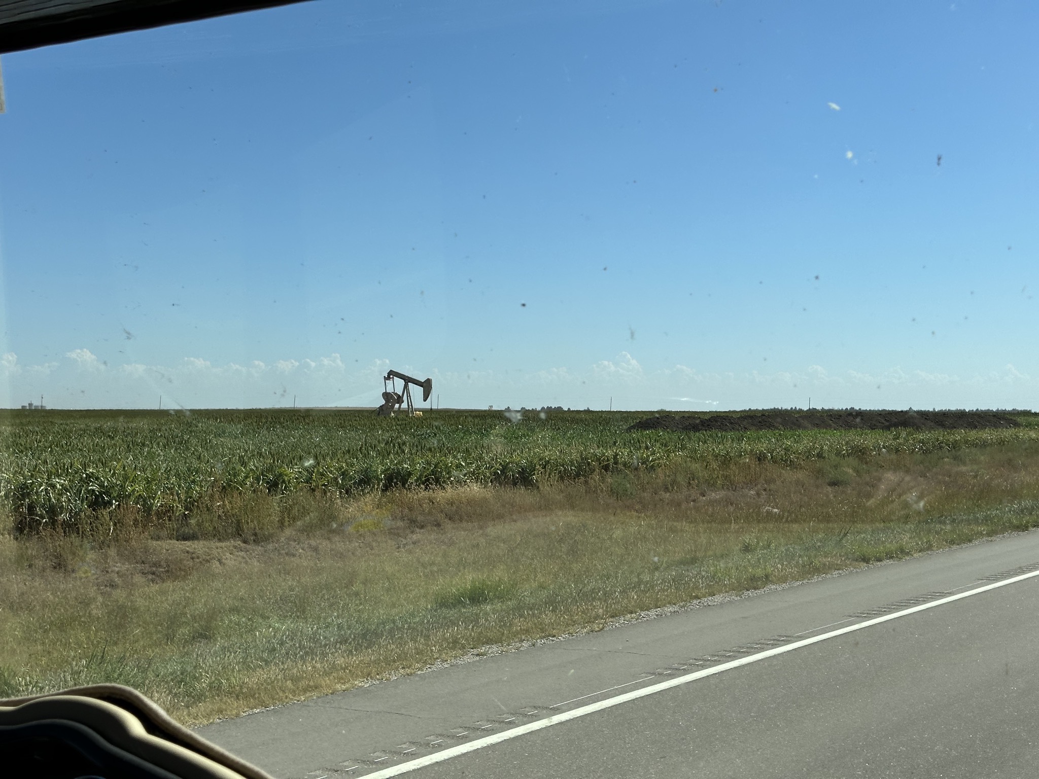 Corn and pump jack