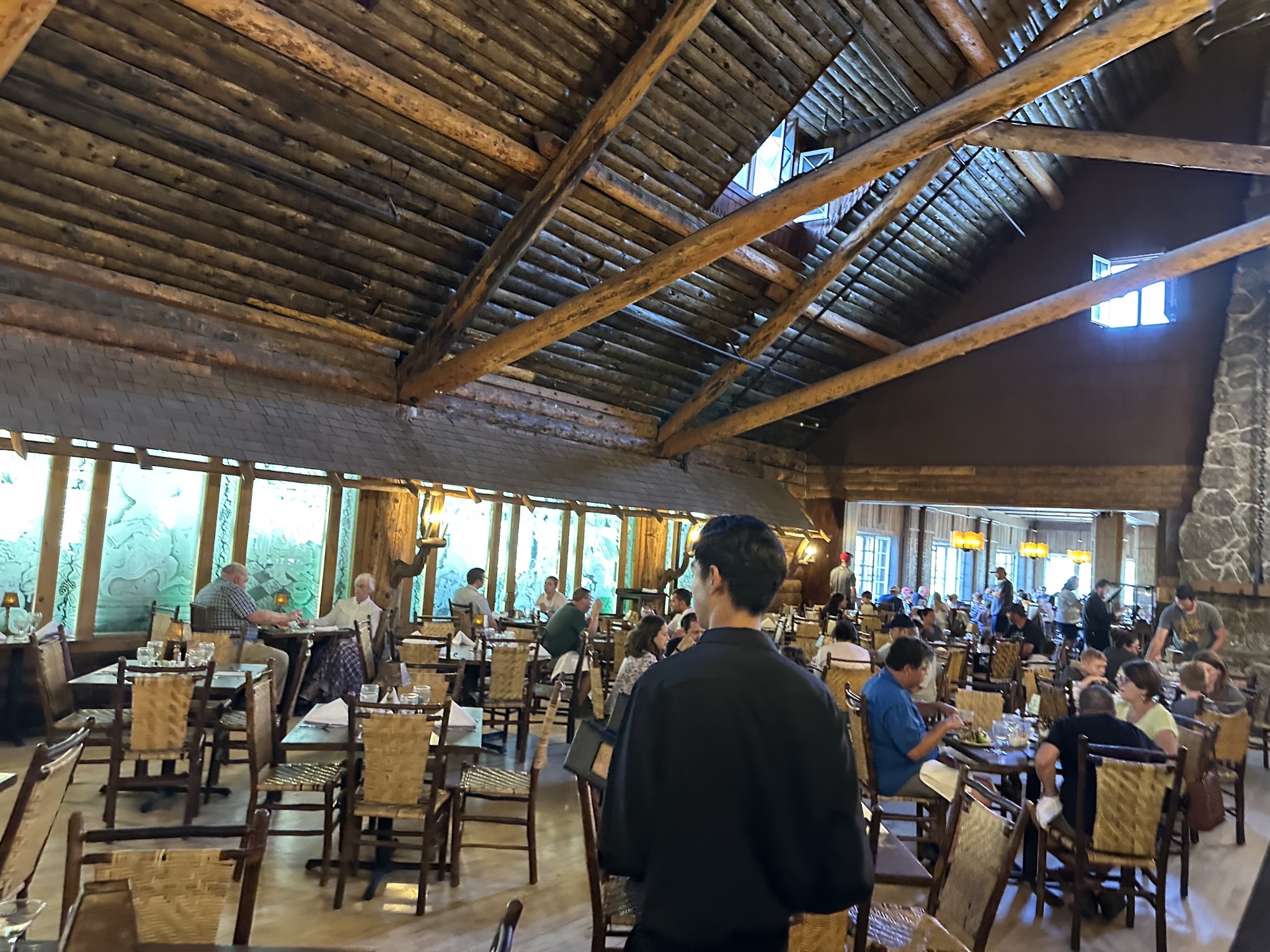 Old Faithful Inn dining room