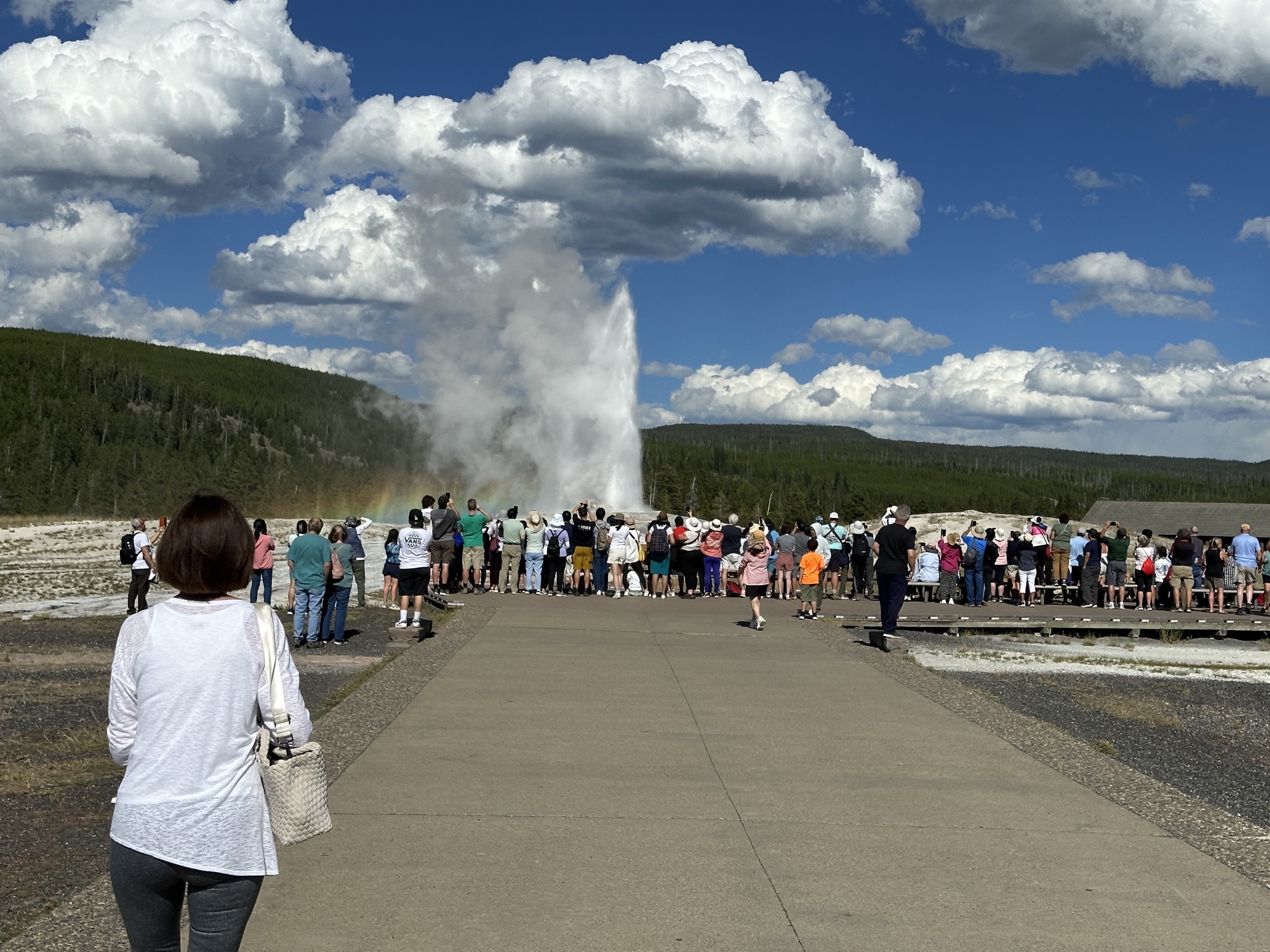 Old Faithful geyser