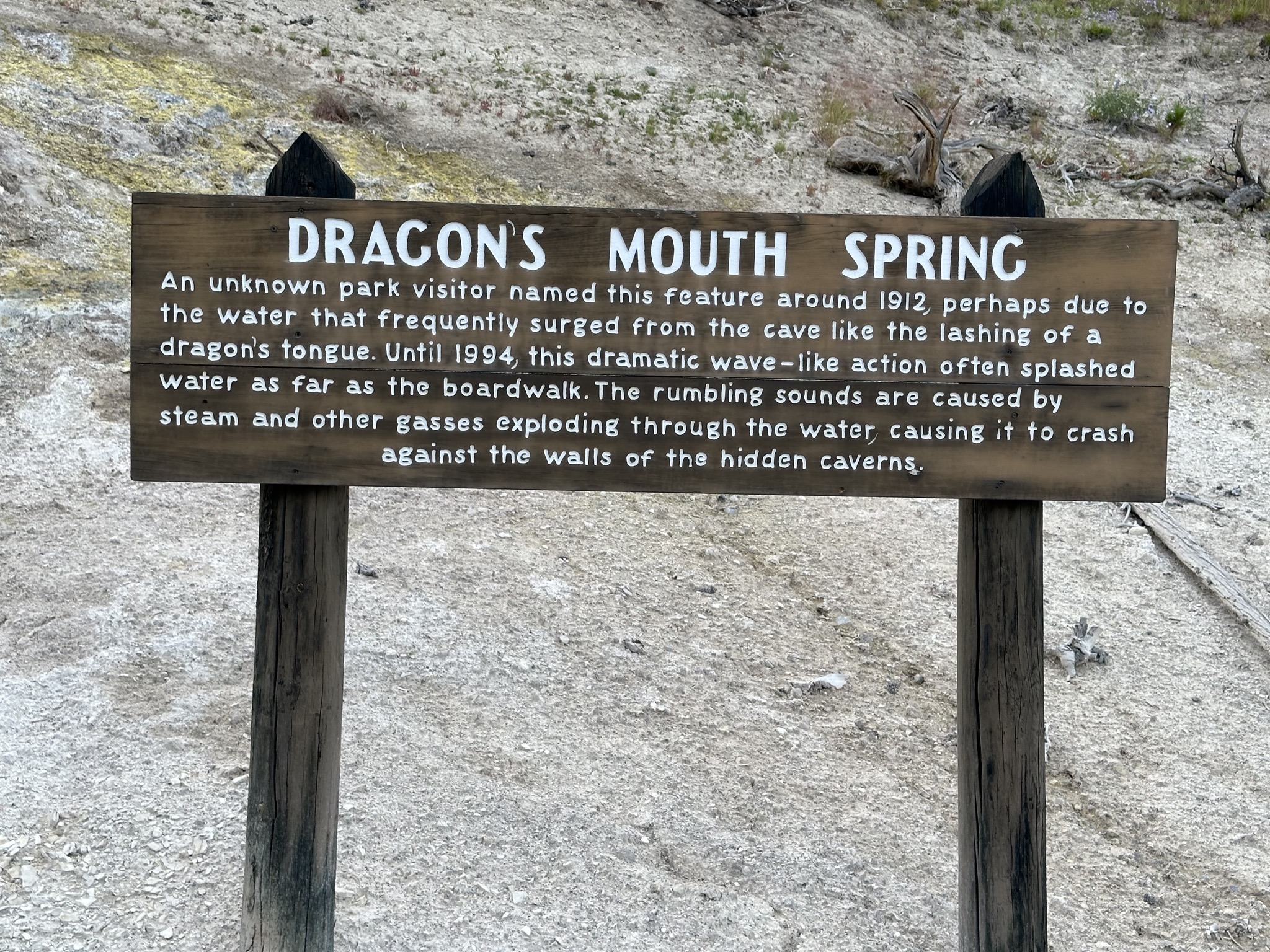 Mud Volcano area