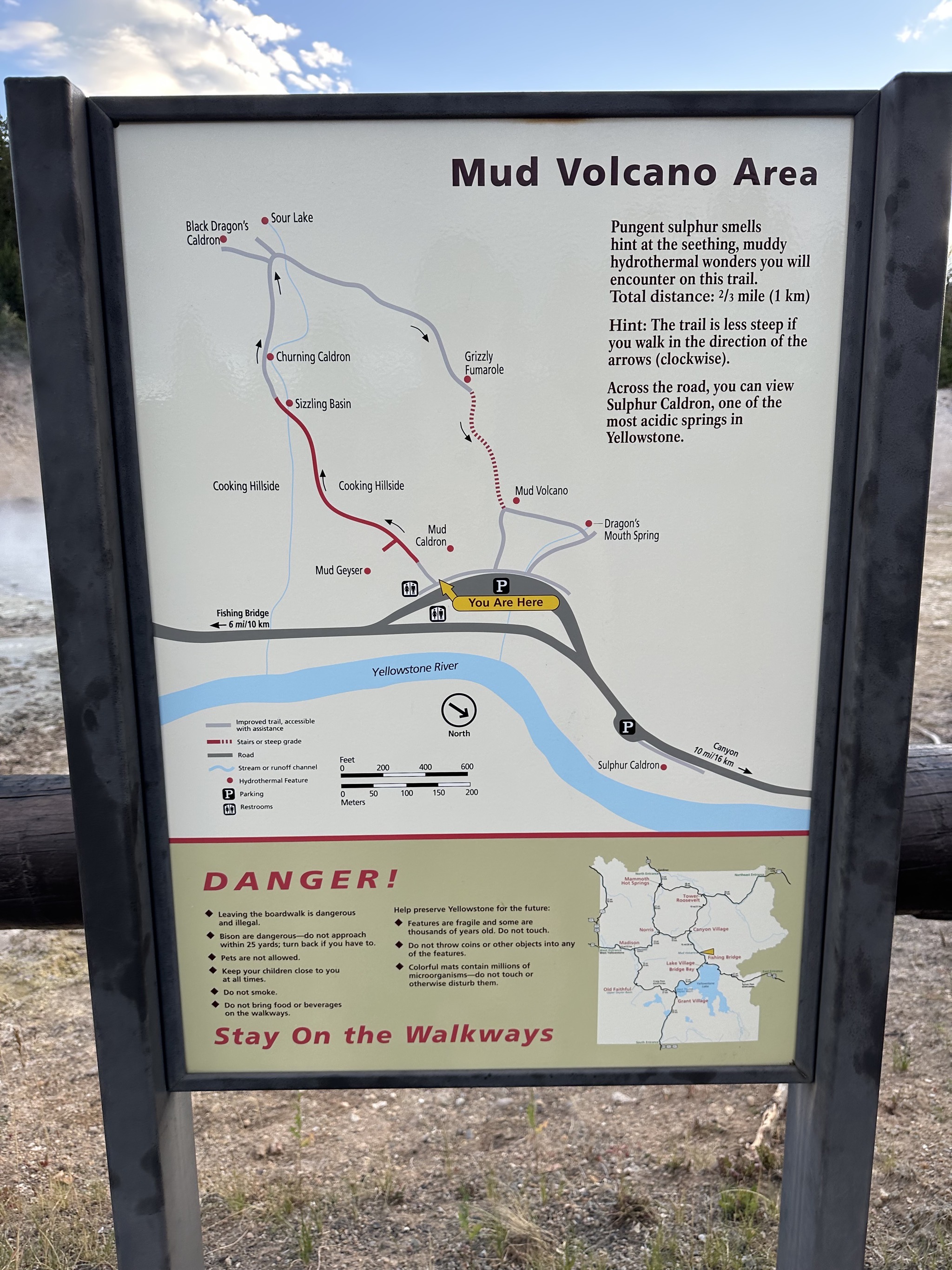 Mud Volcano area