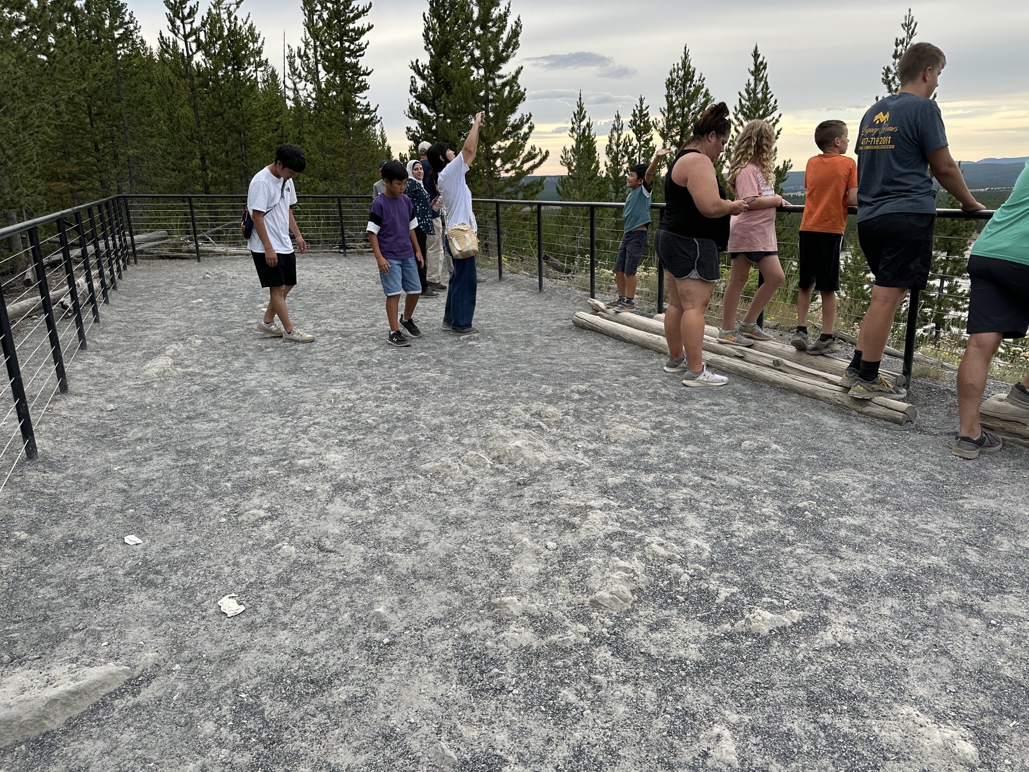 Grand Prismatic overlook via Fairy Falls trail