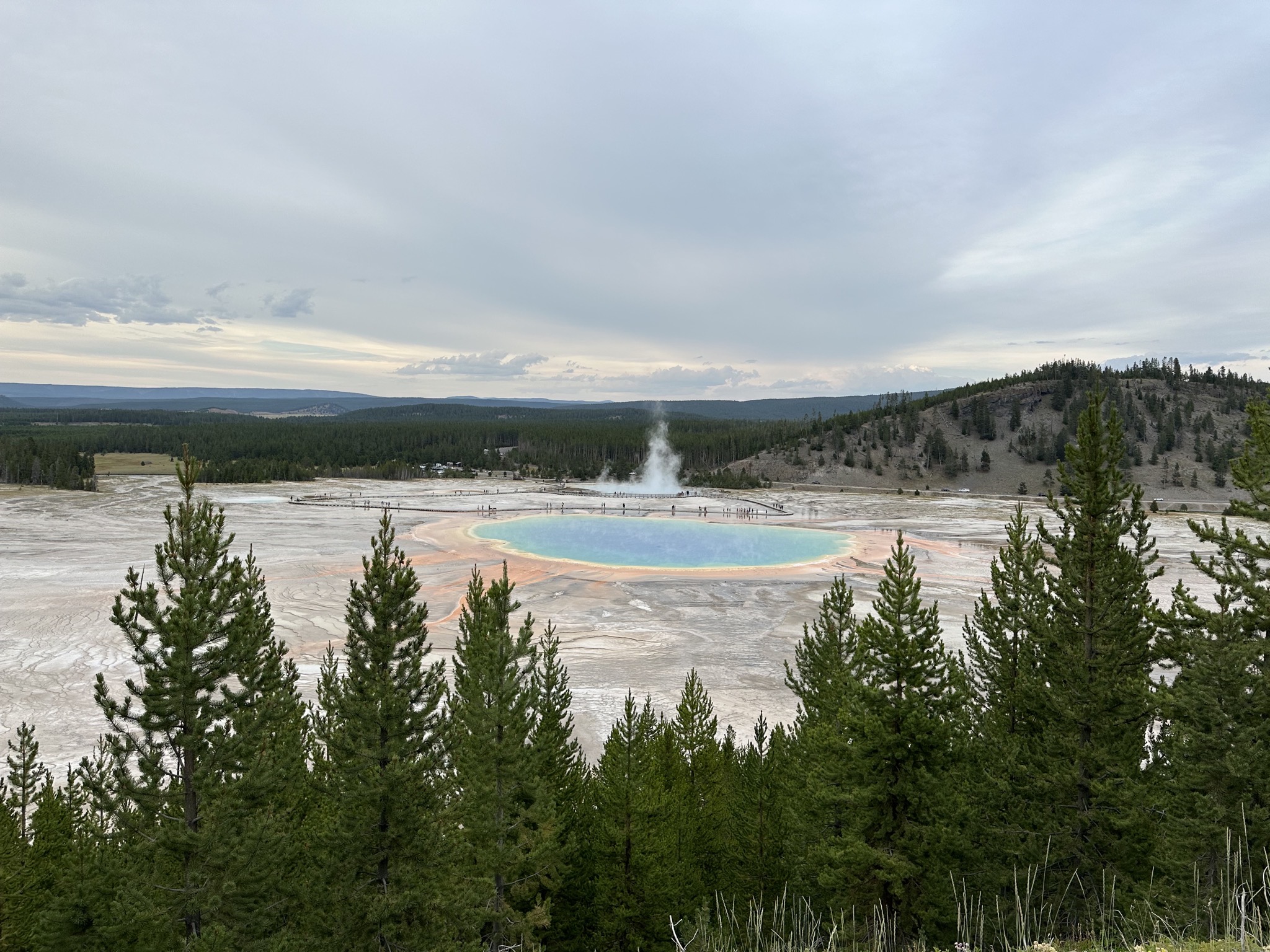 Grand Prismatic overlook