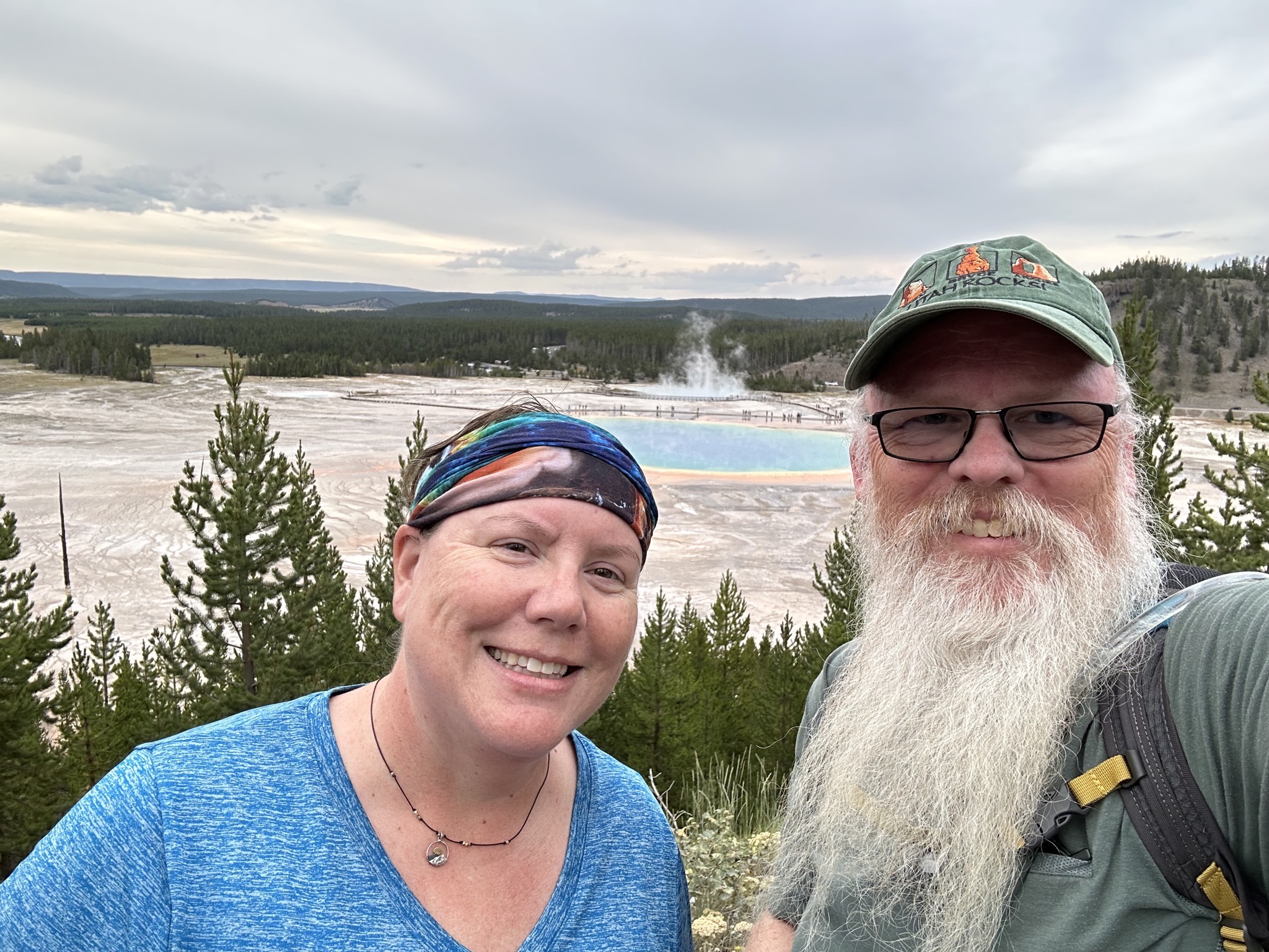 Grand Prismatic overlook