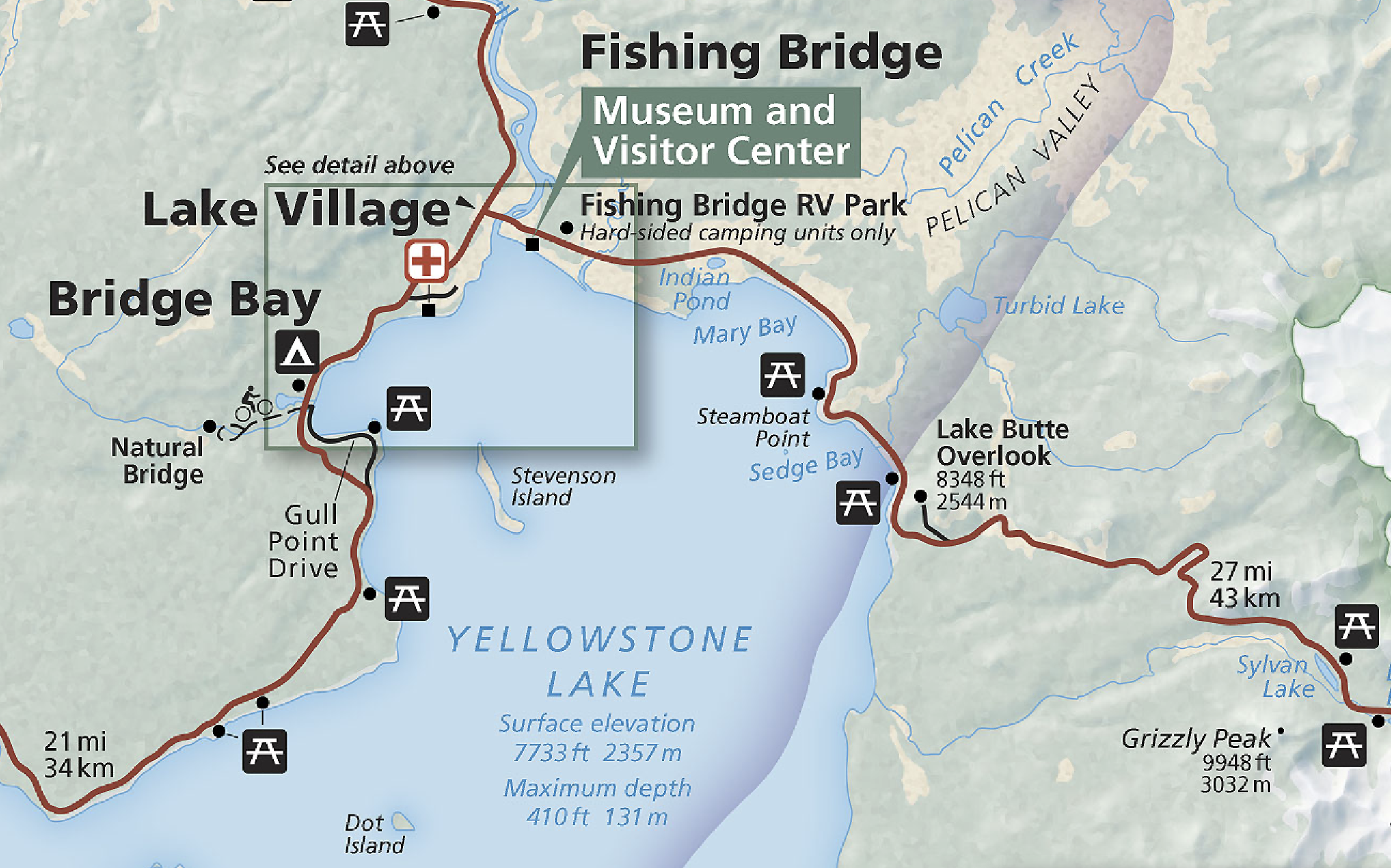 Lake map