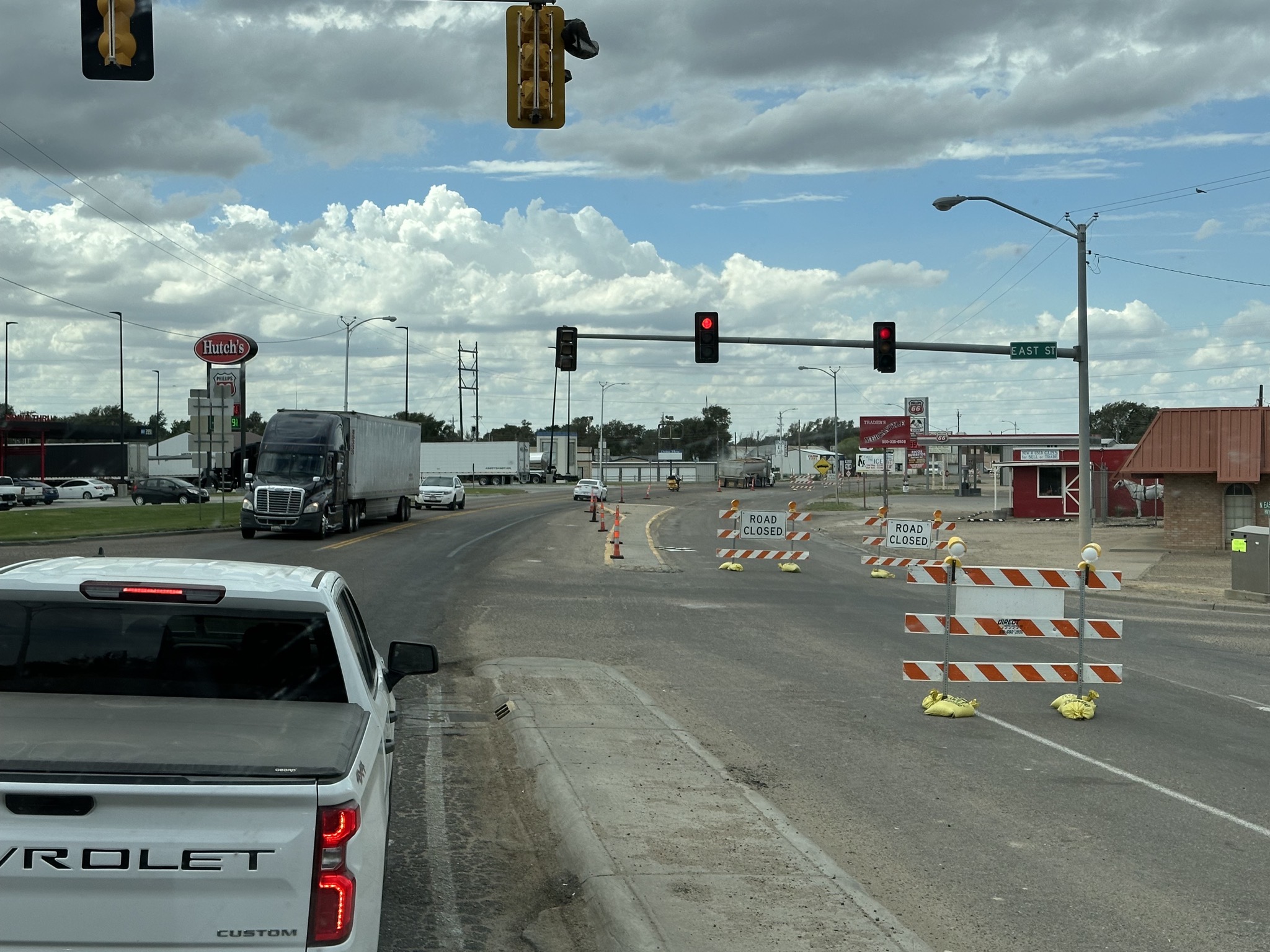 Road closed