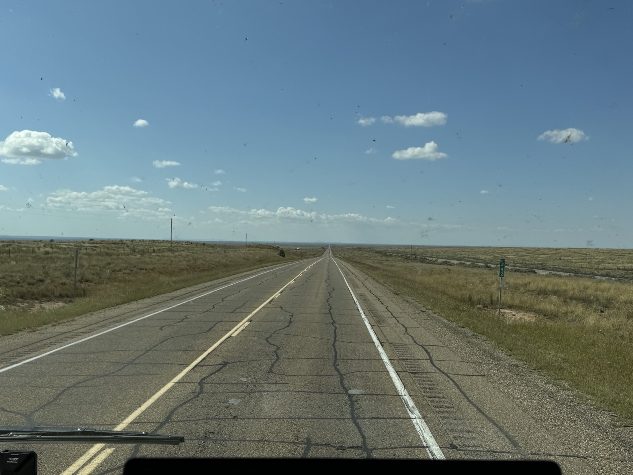 Long straight road