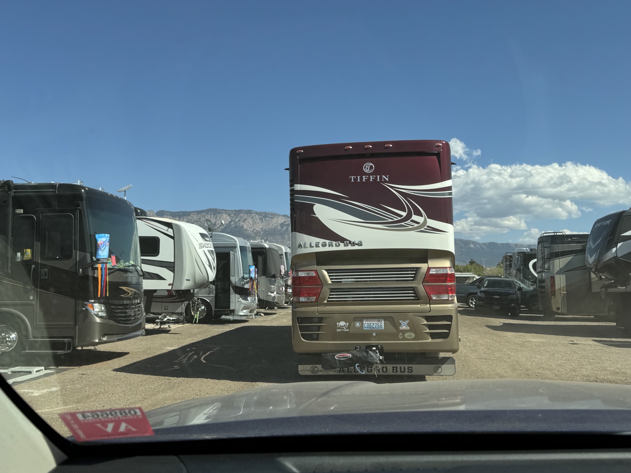 Following coach to site