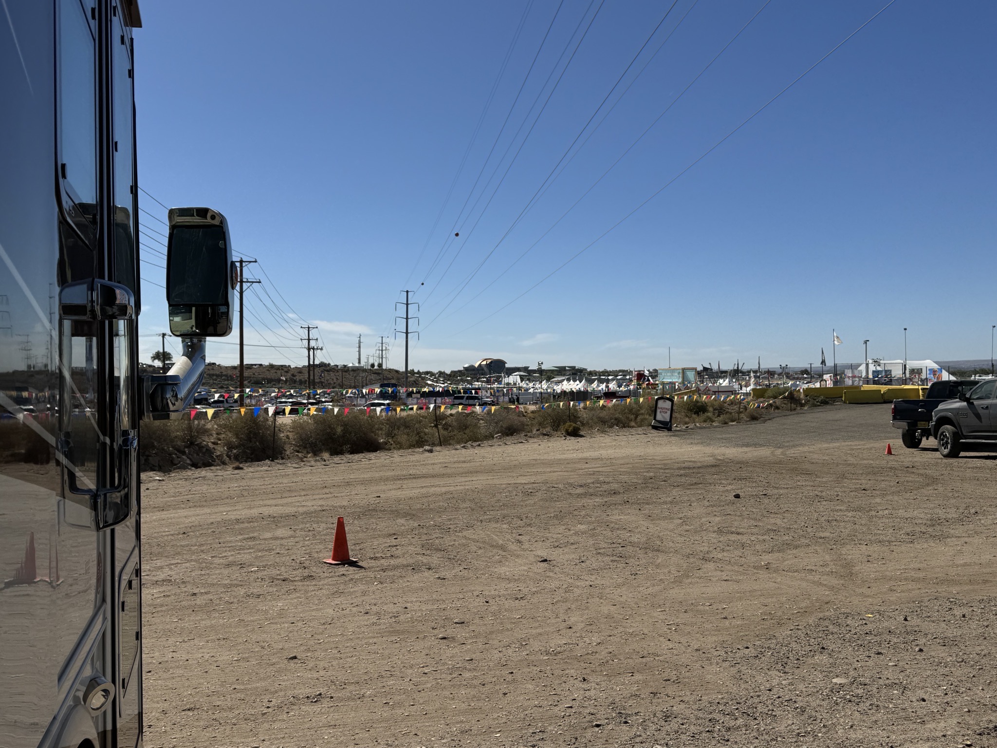 Leaving the Balloon Fiesta