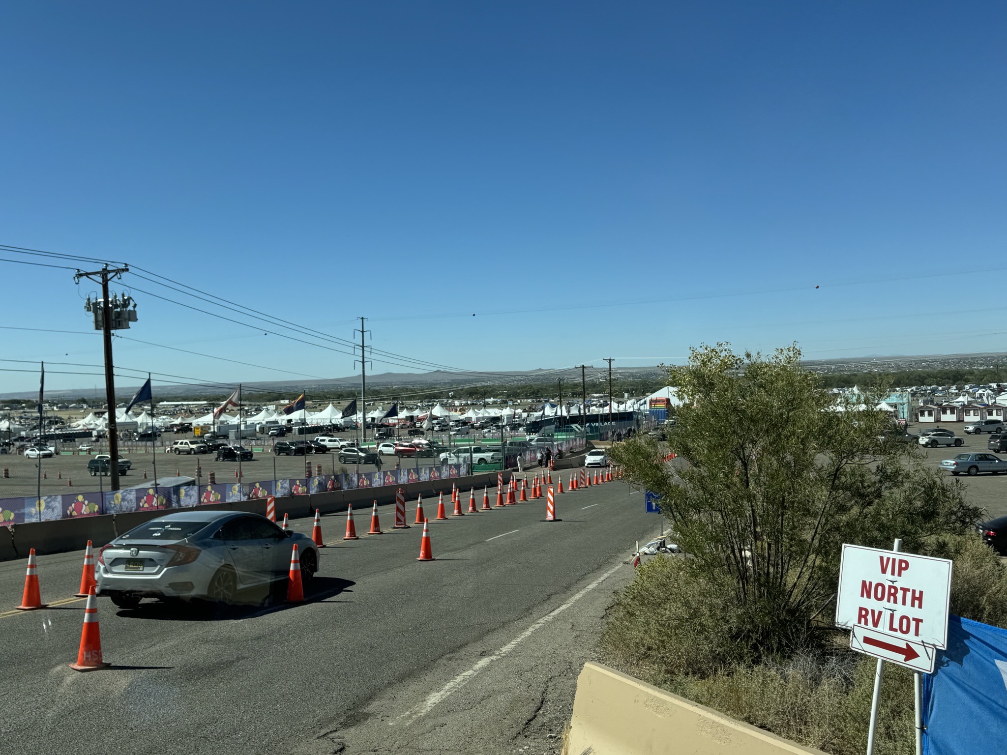 Leaving the Balloon Fiesta