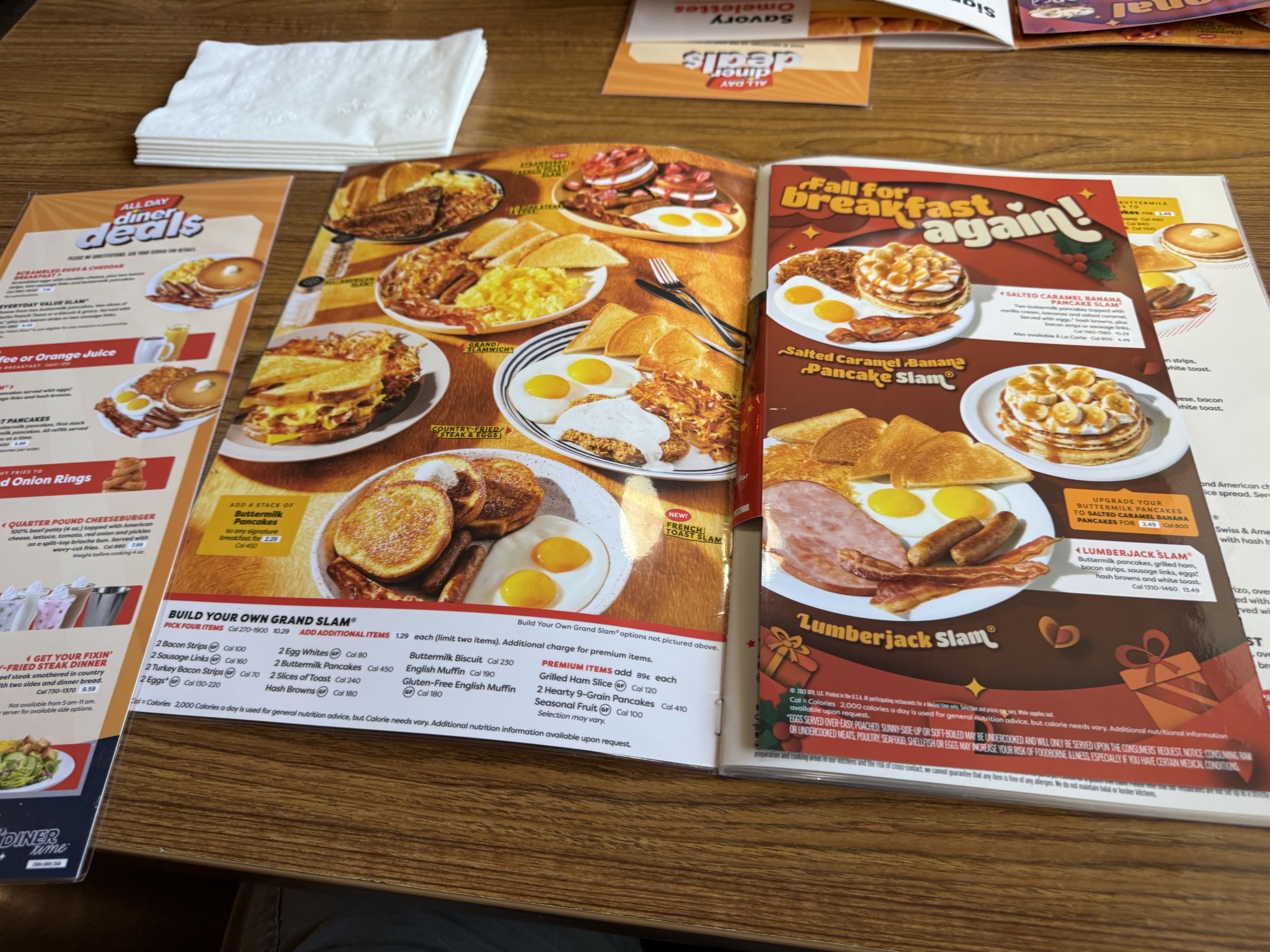 Denny's menu