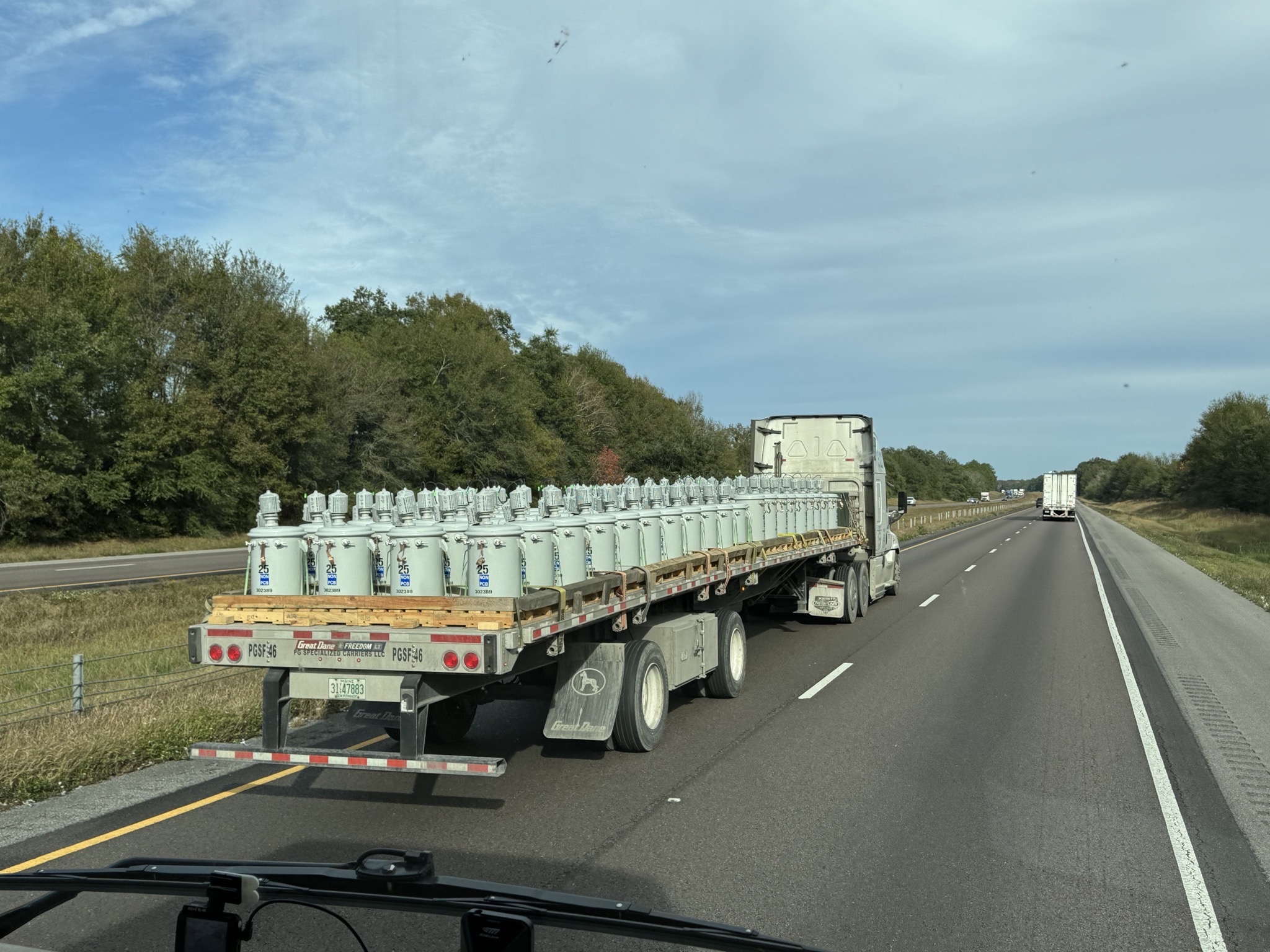 Transformers on a truck