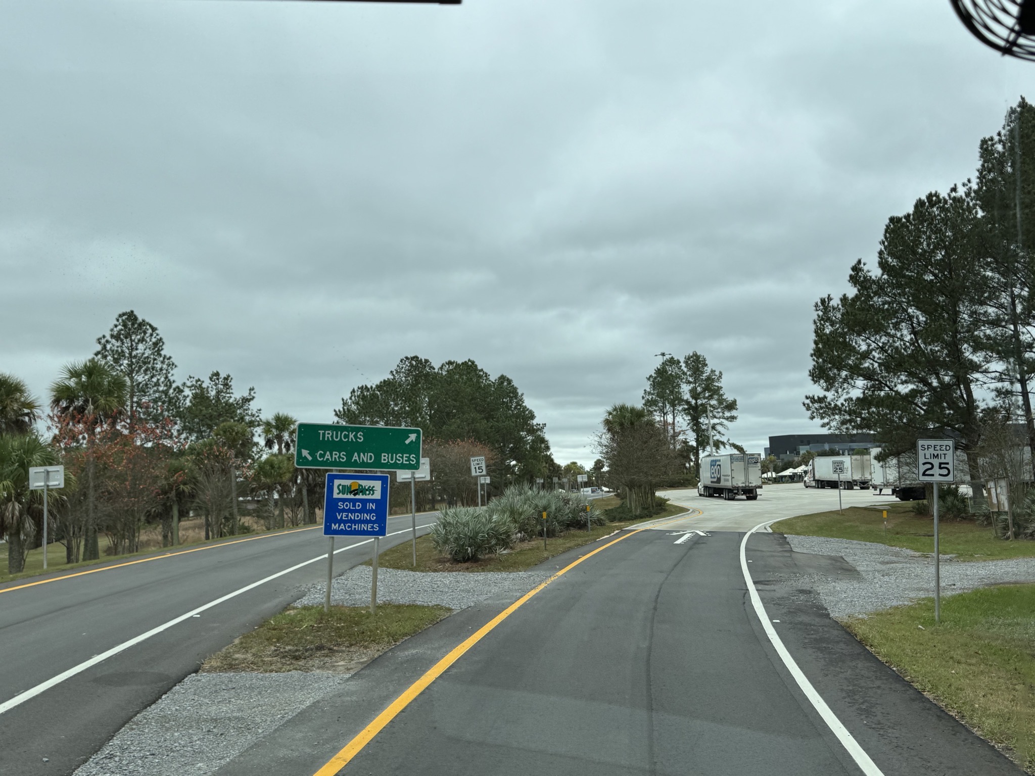 Welcome center rest stop
