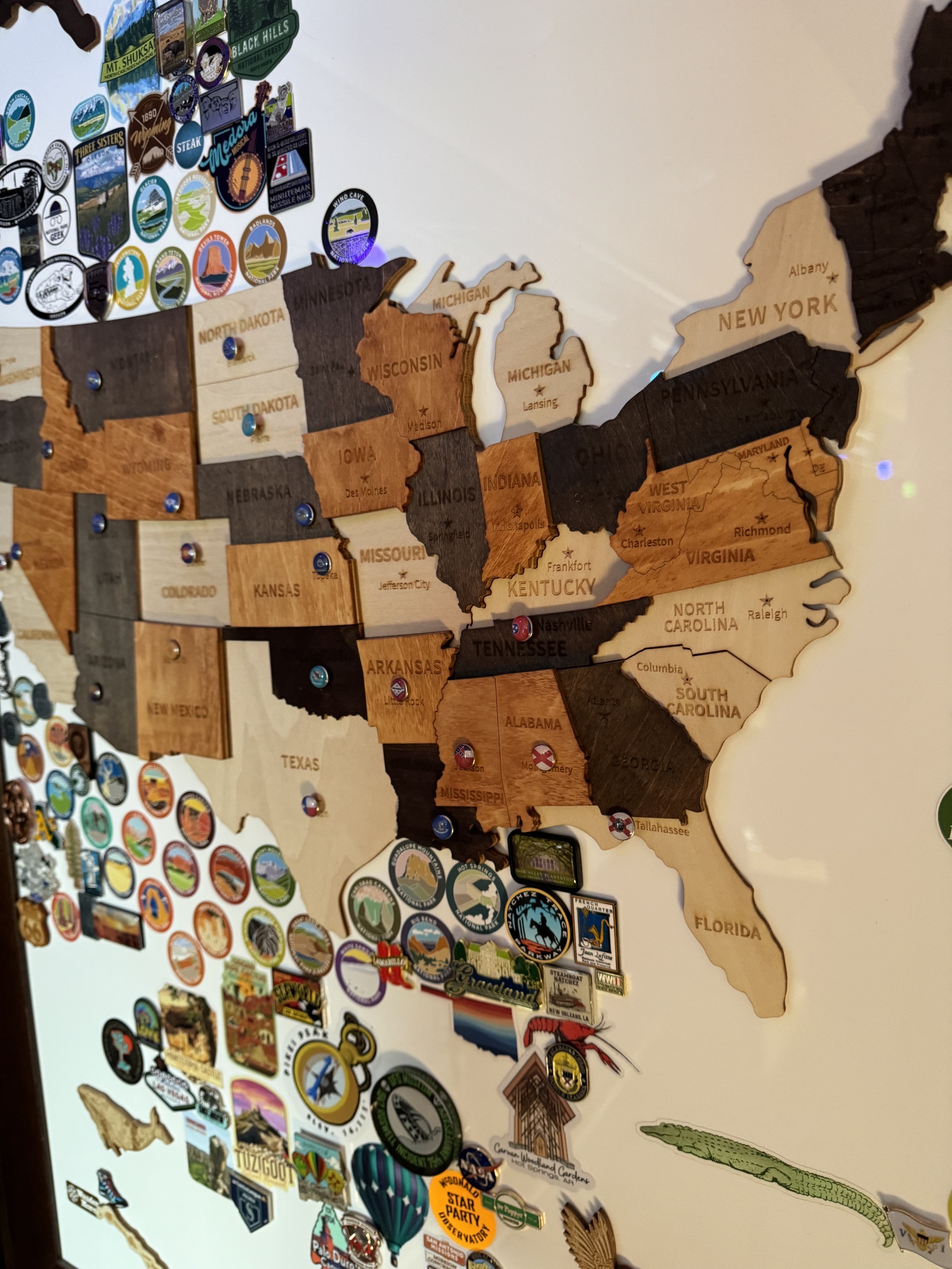 Sticker map