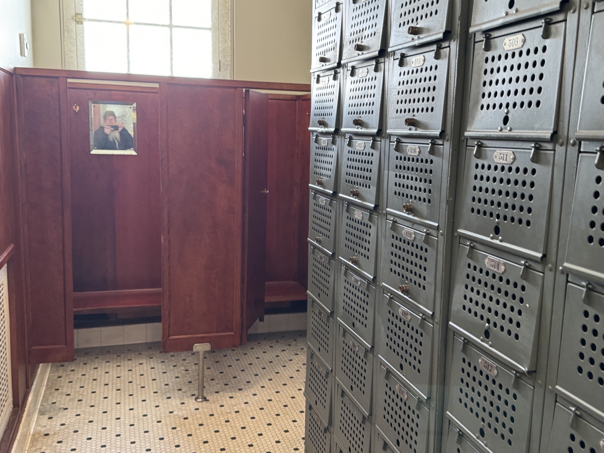Locker room