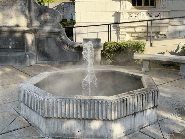 Hot fountain