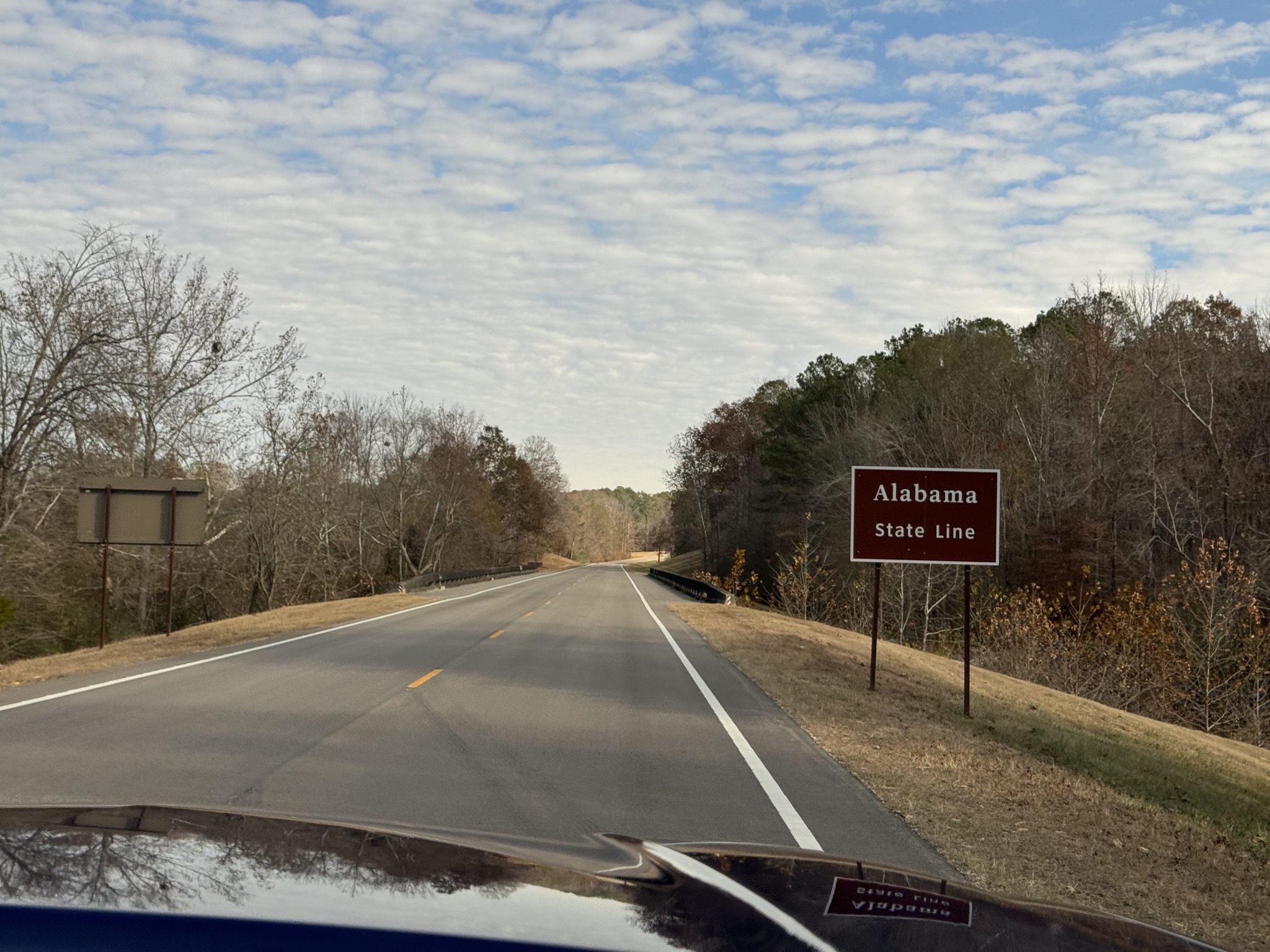Alabama state line