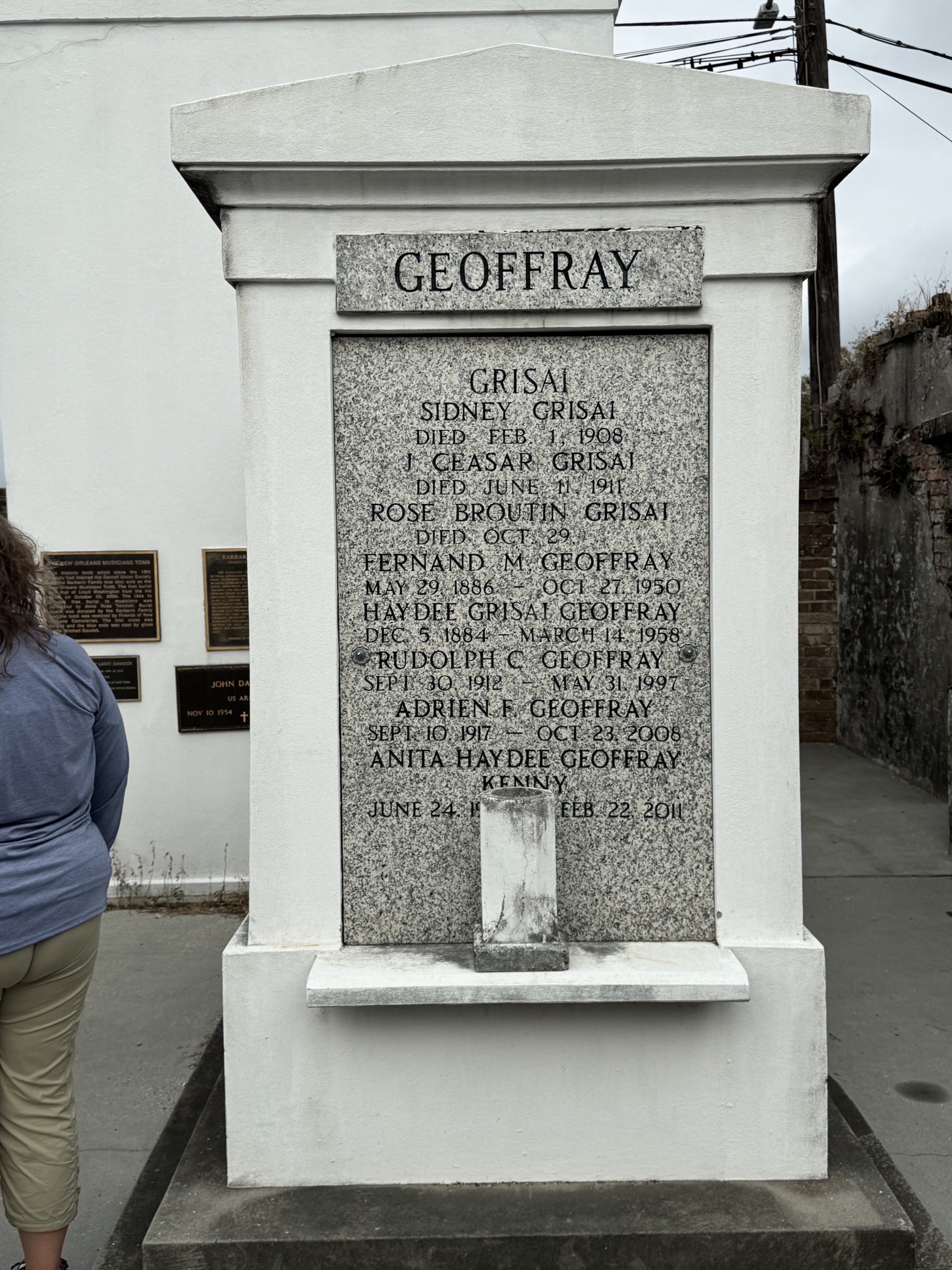 Cemetery tombs