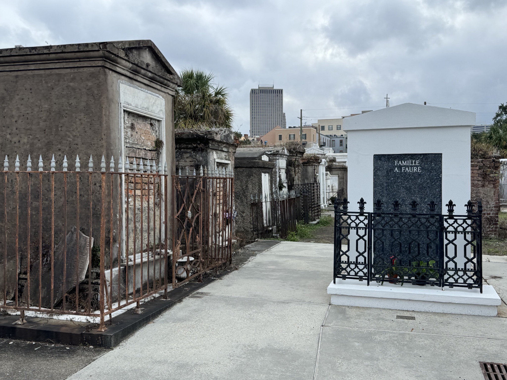 Cemetery tombs