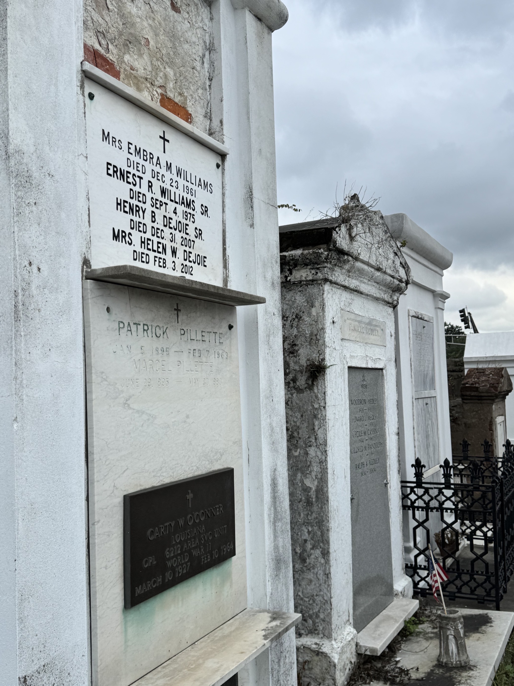 Cemetery tombs