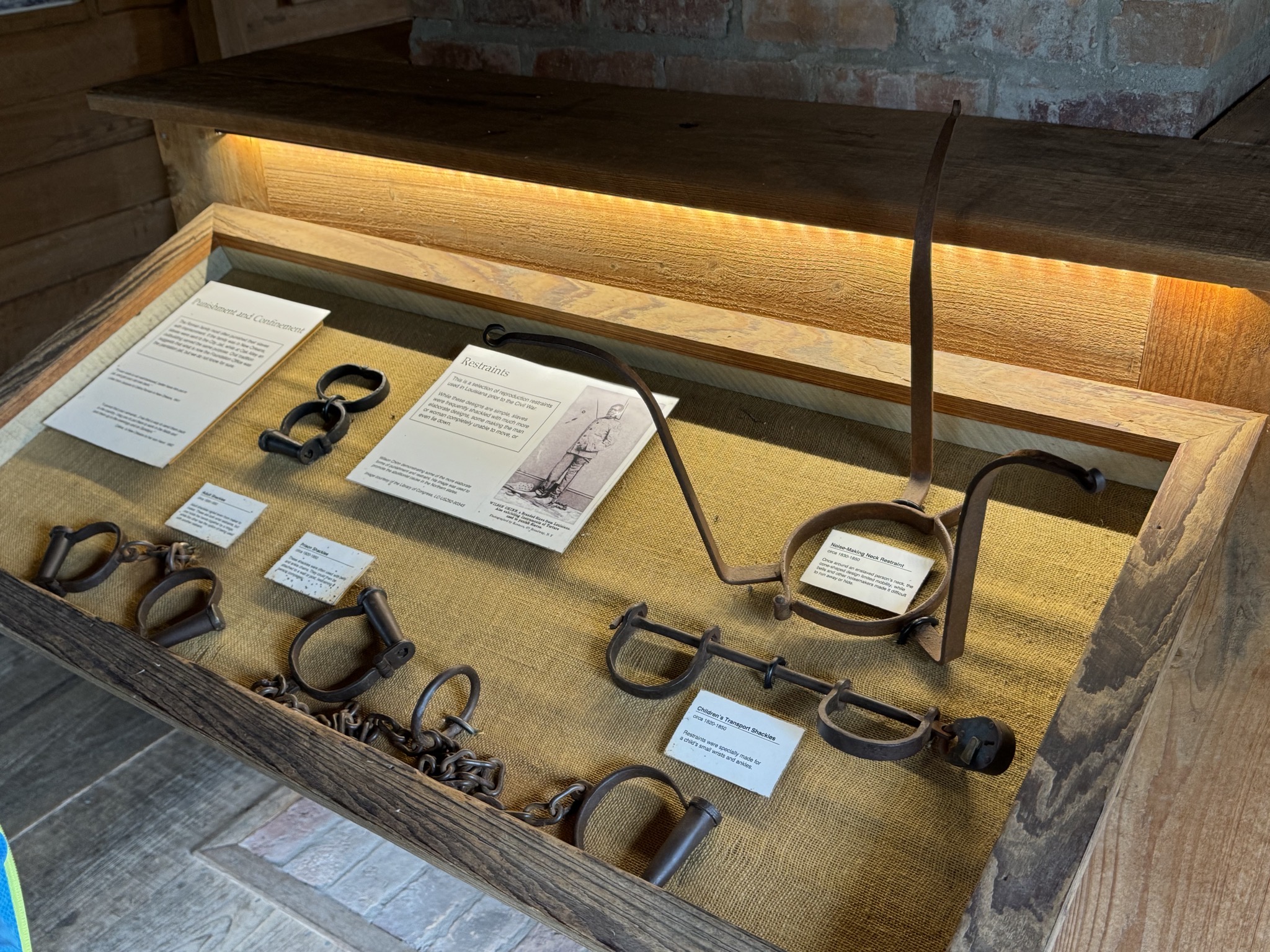 Slave exhibits