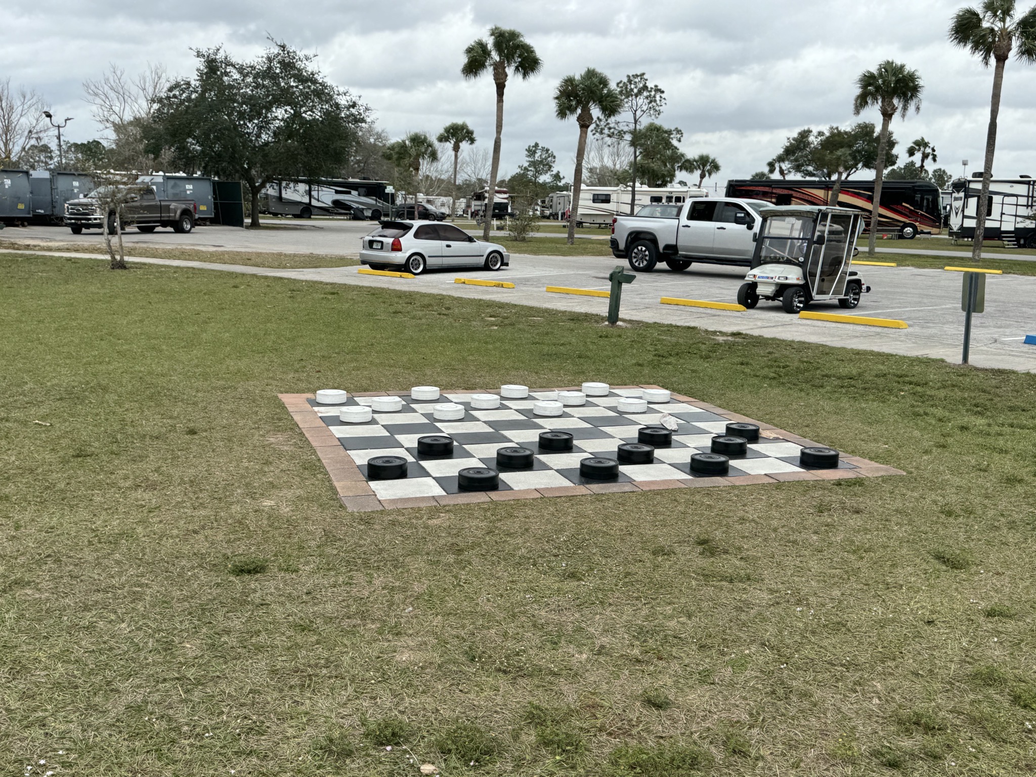 Big checkers board