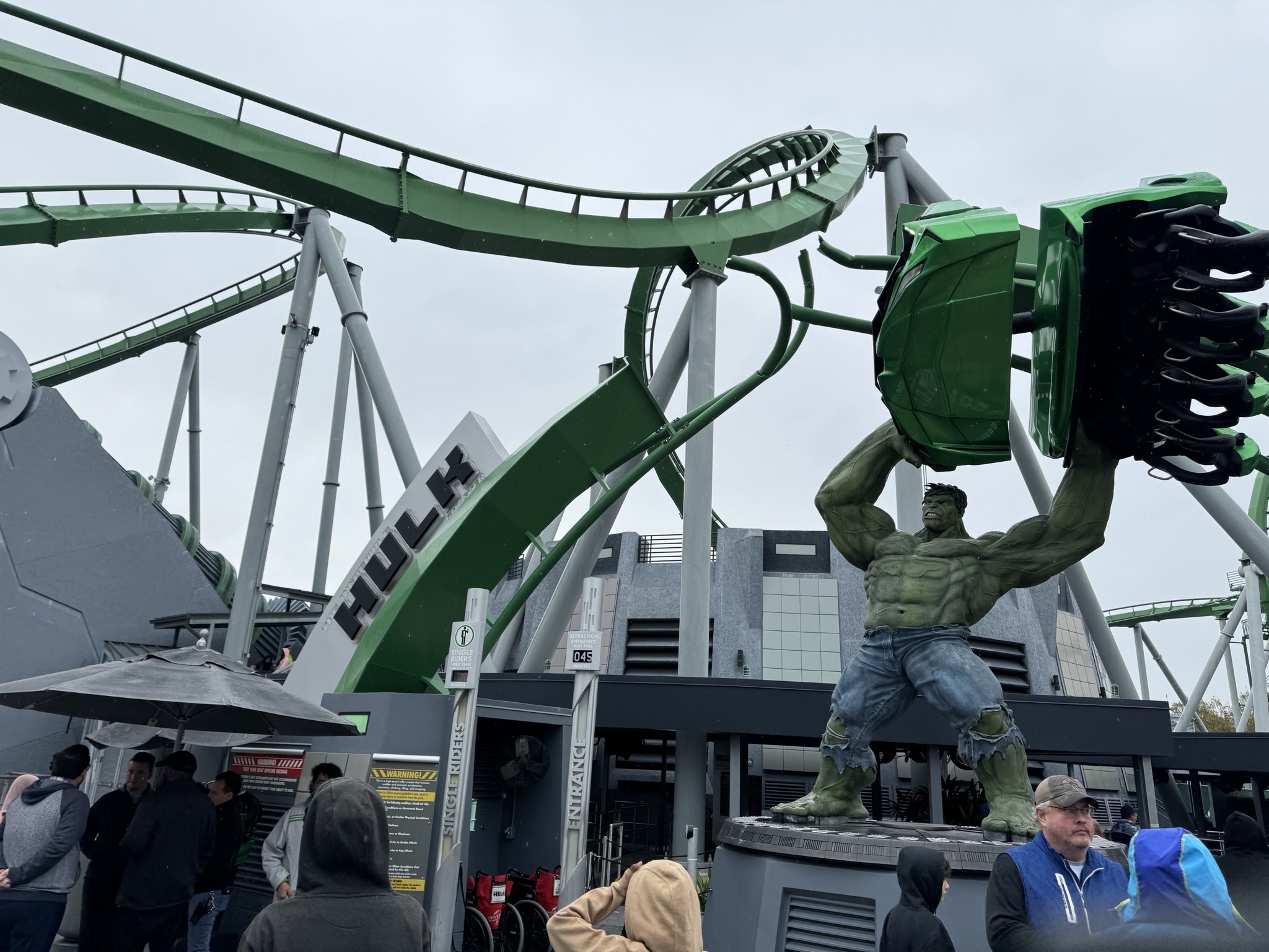 Hulk roller coaster