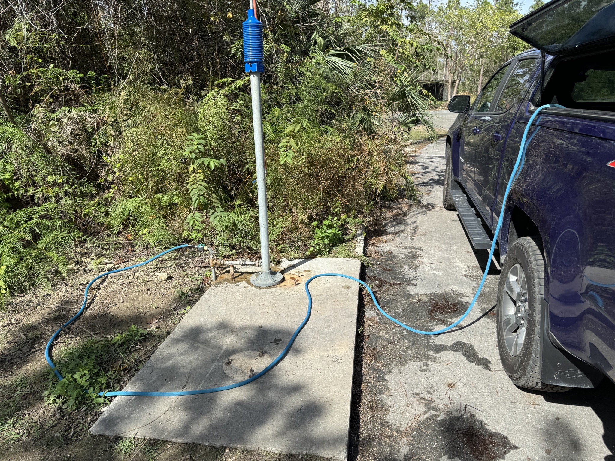 Hose from potable water supply