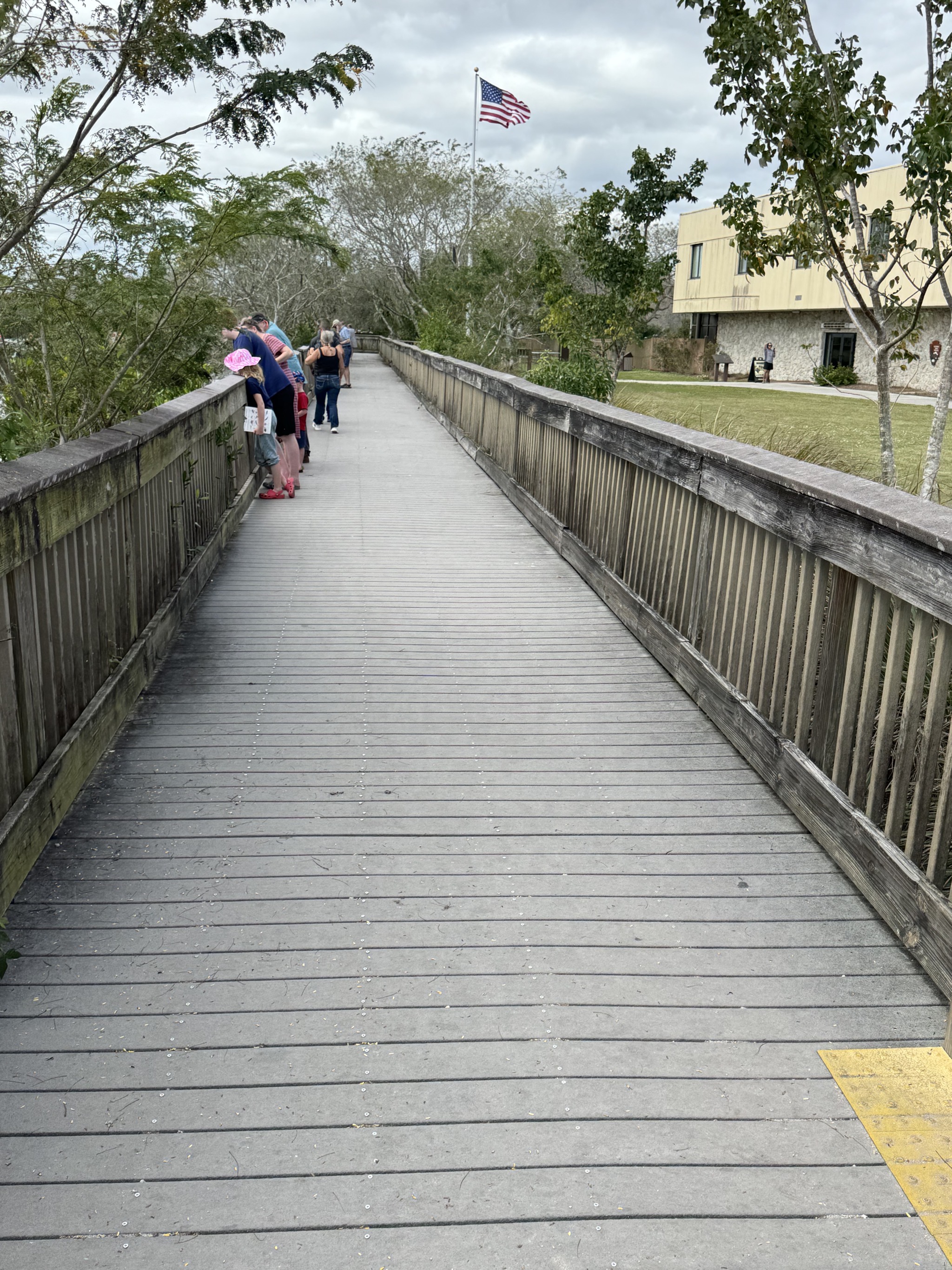 Boardwalk in front of visitor center