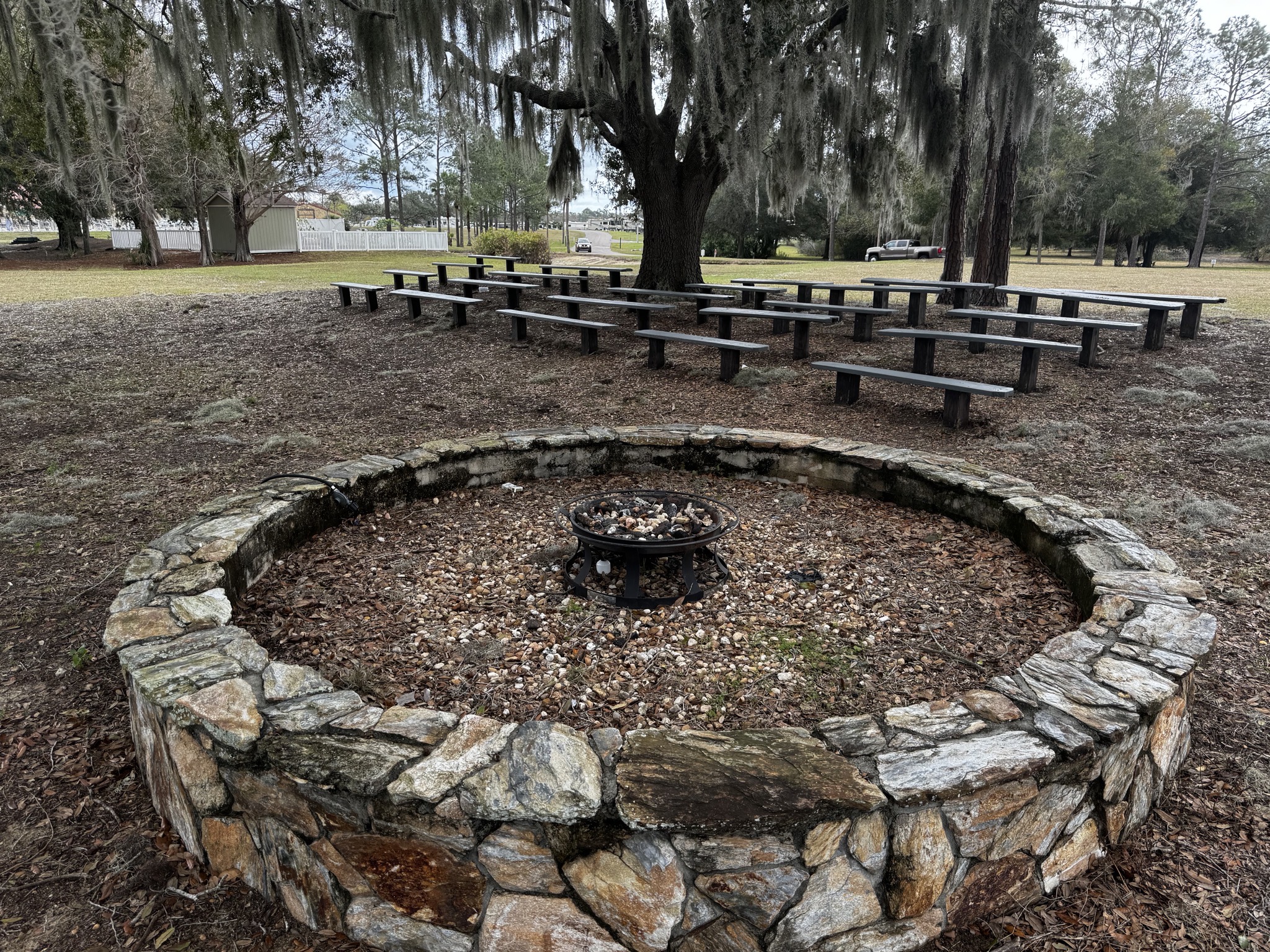 Group fire pit