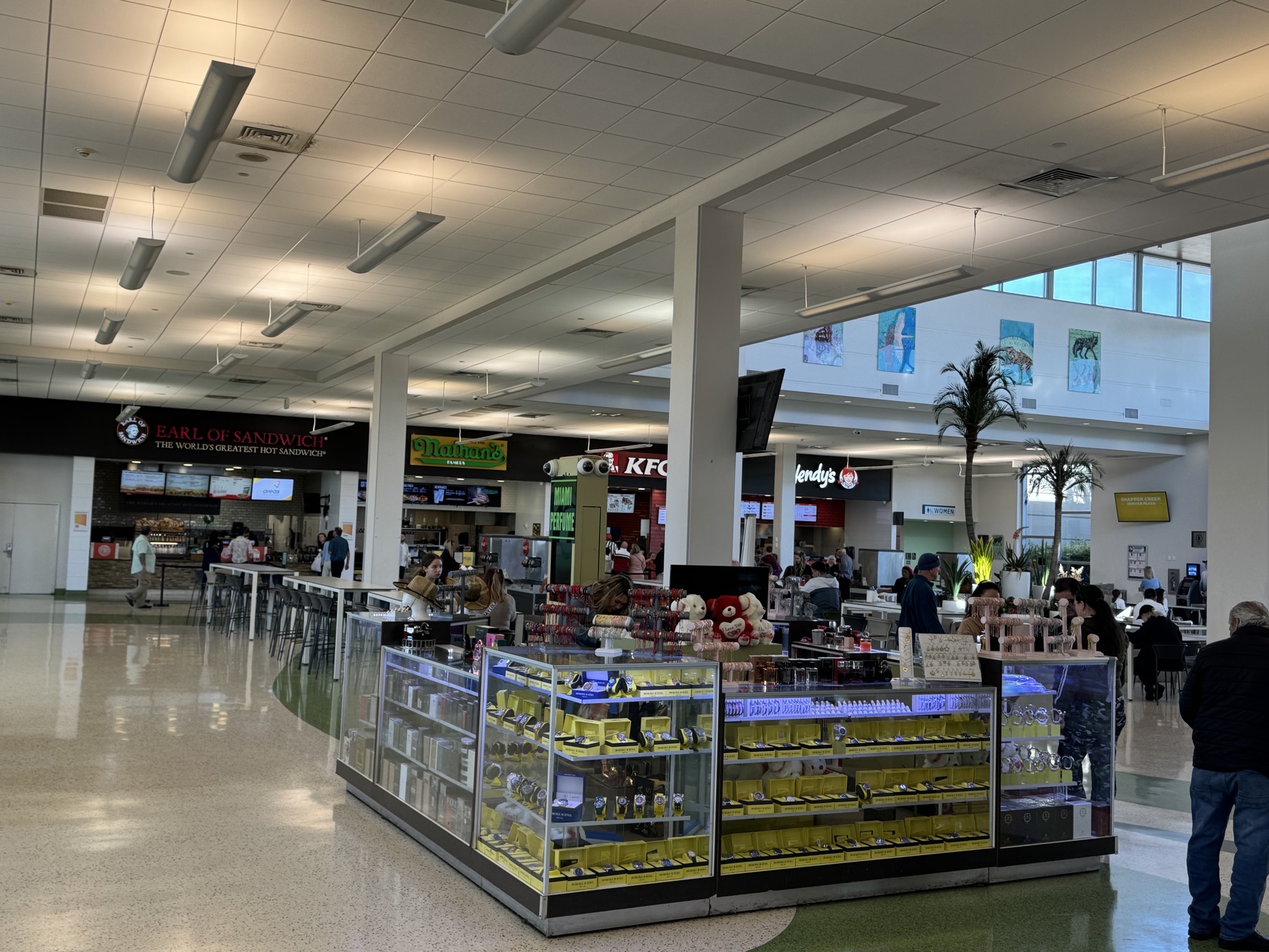 Service plaza