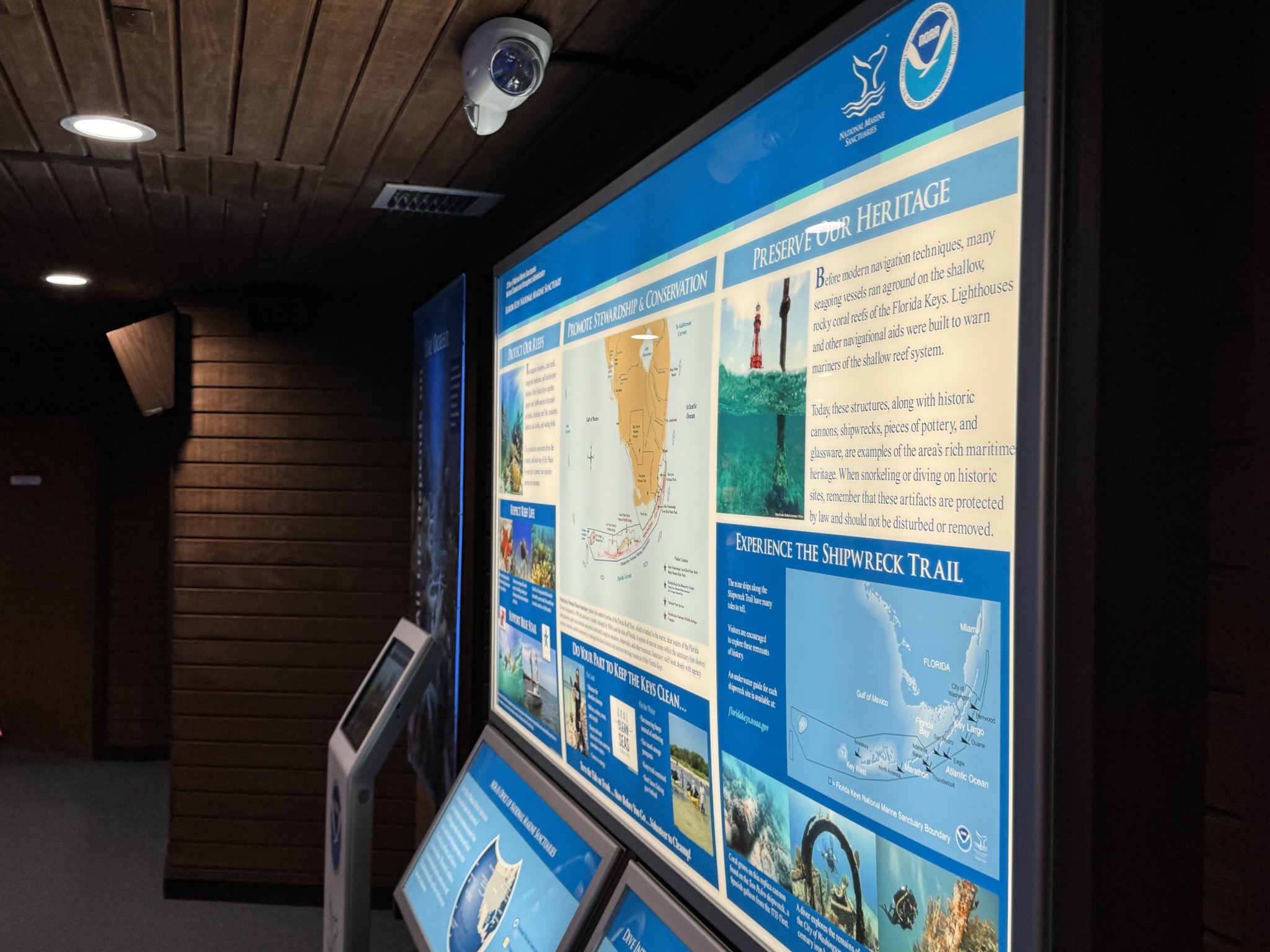 Visitor center aquarium