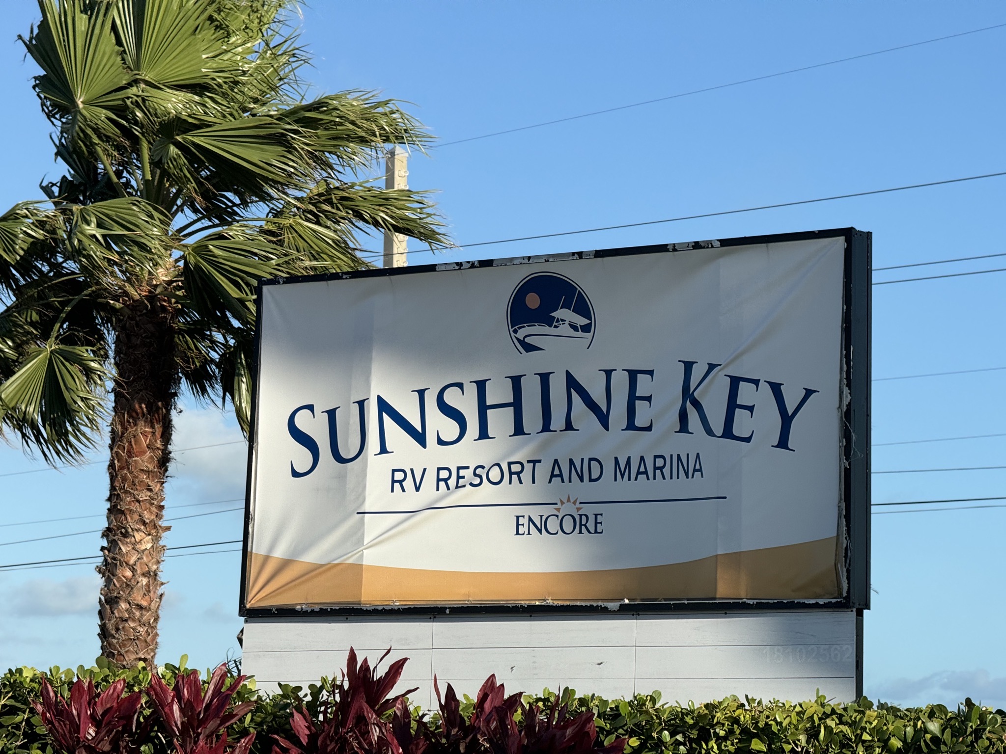 Entrance sign