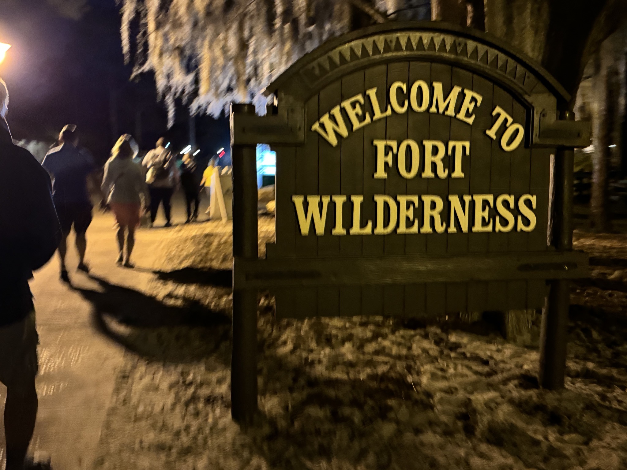 Back to campground