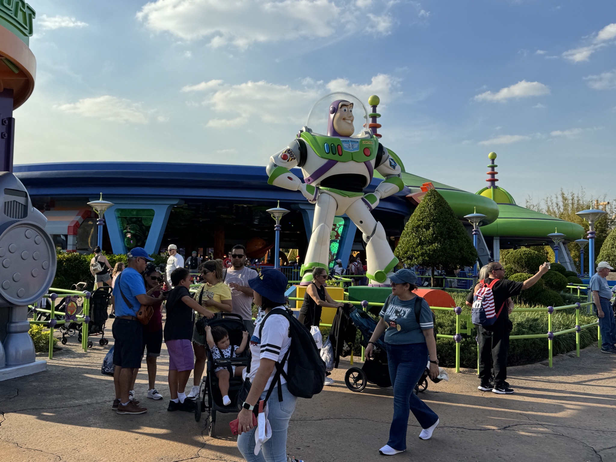 Alien Swirling Saucers
