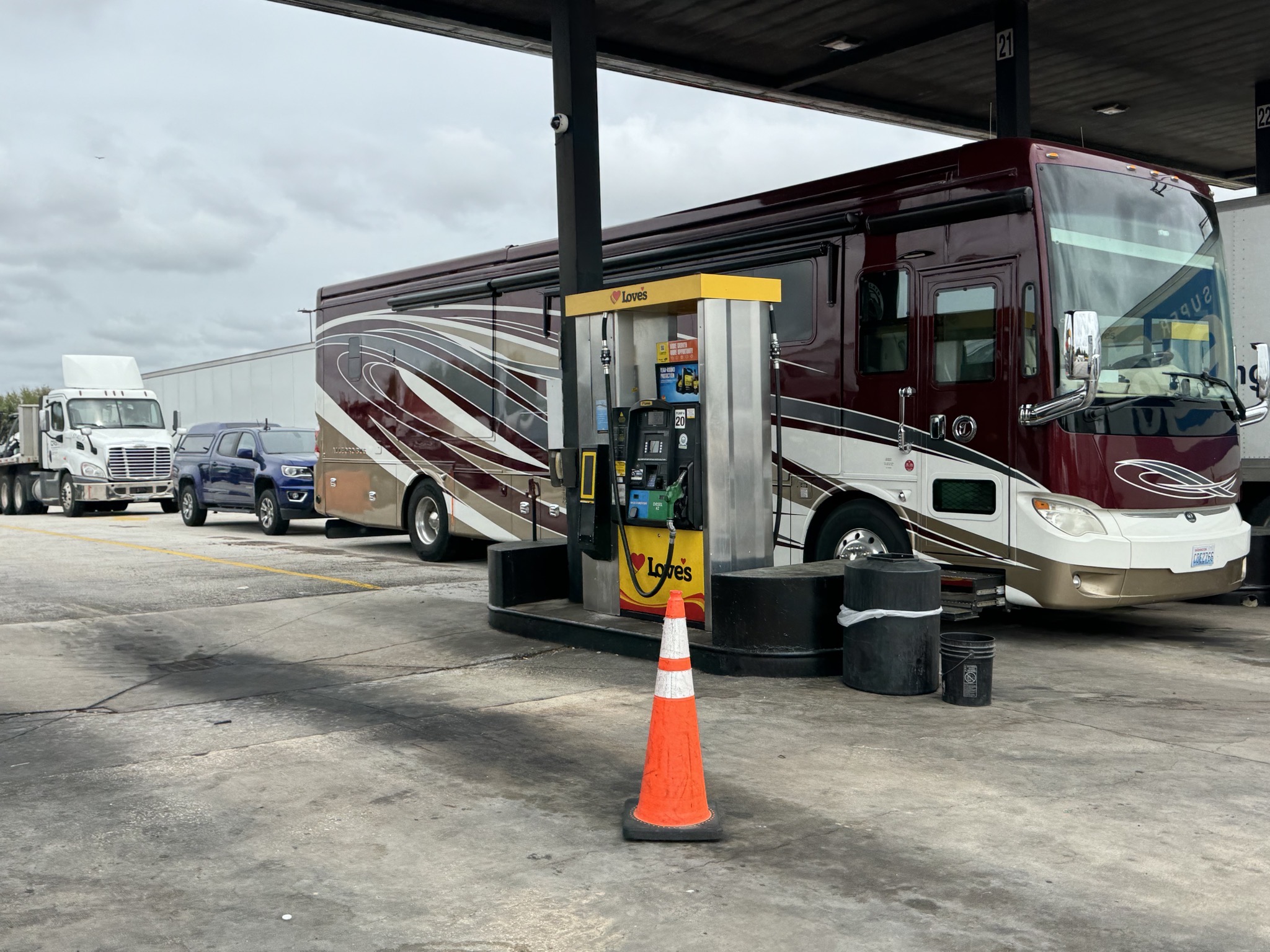 Fuel stop