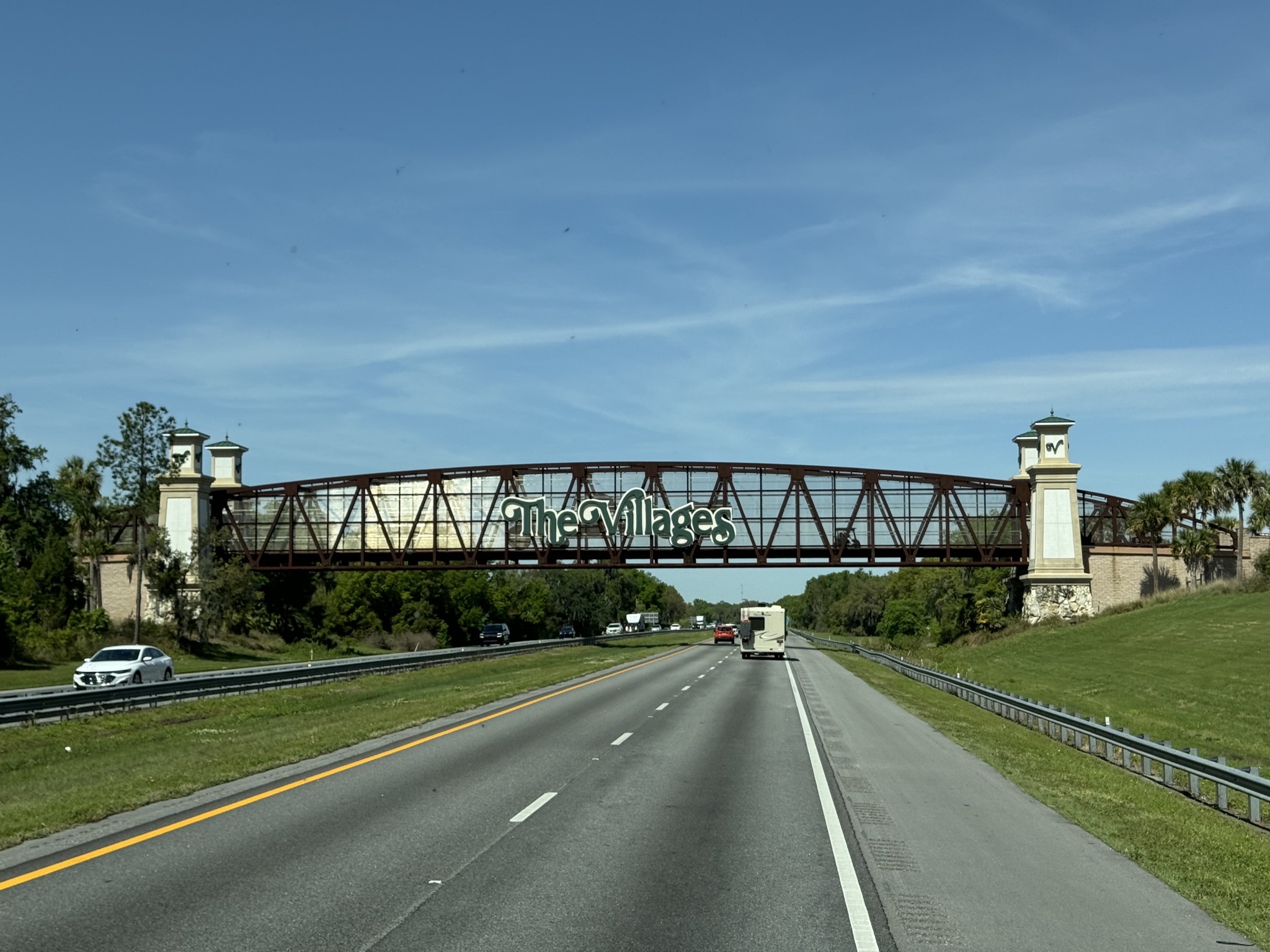 The Villages golf cart bridge