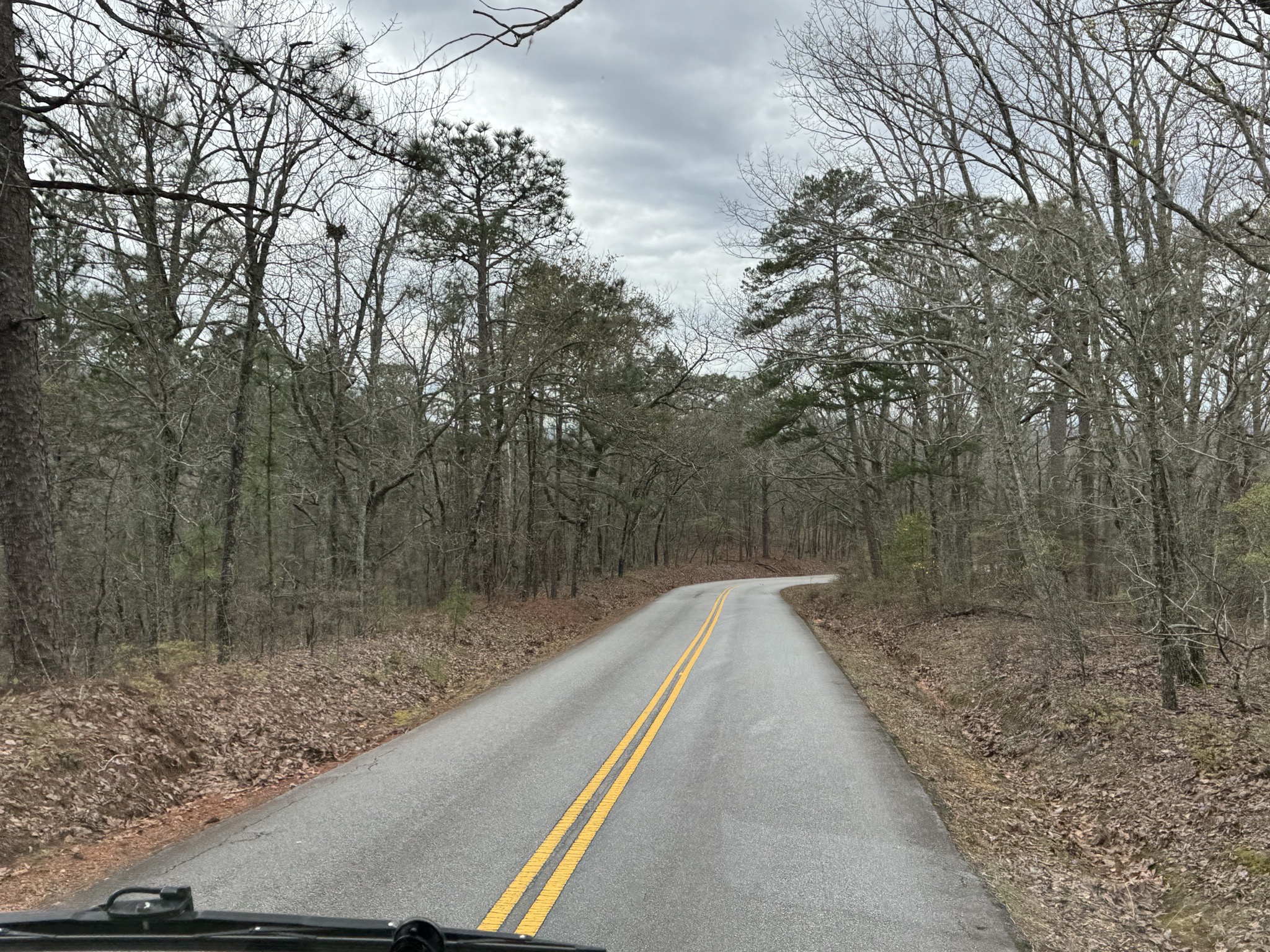 Road to campground